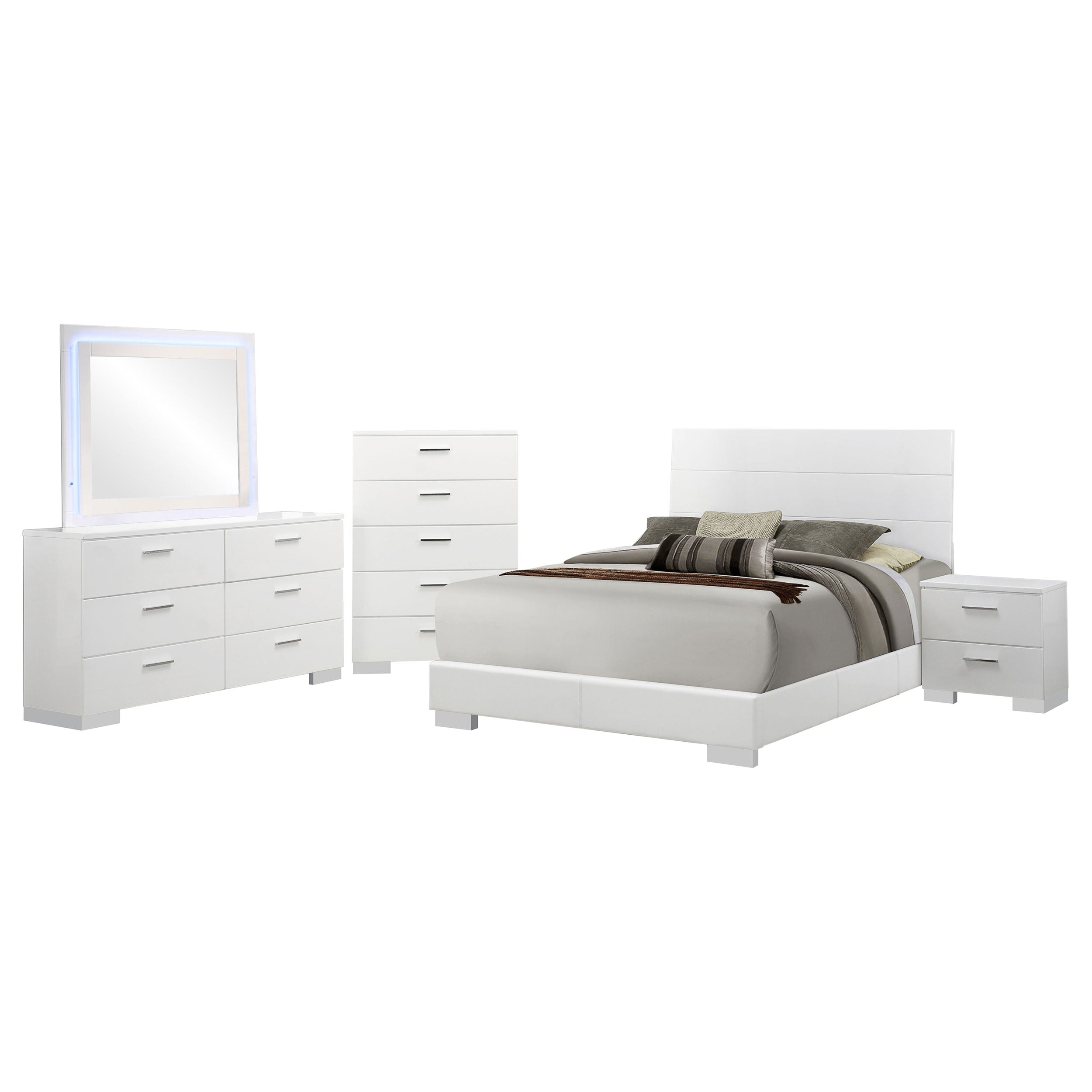 Felicity Bedroom Set - Ideal Furniture (Fresno,CA)