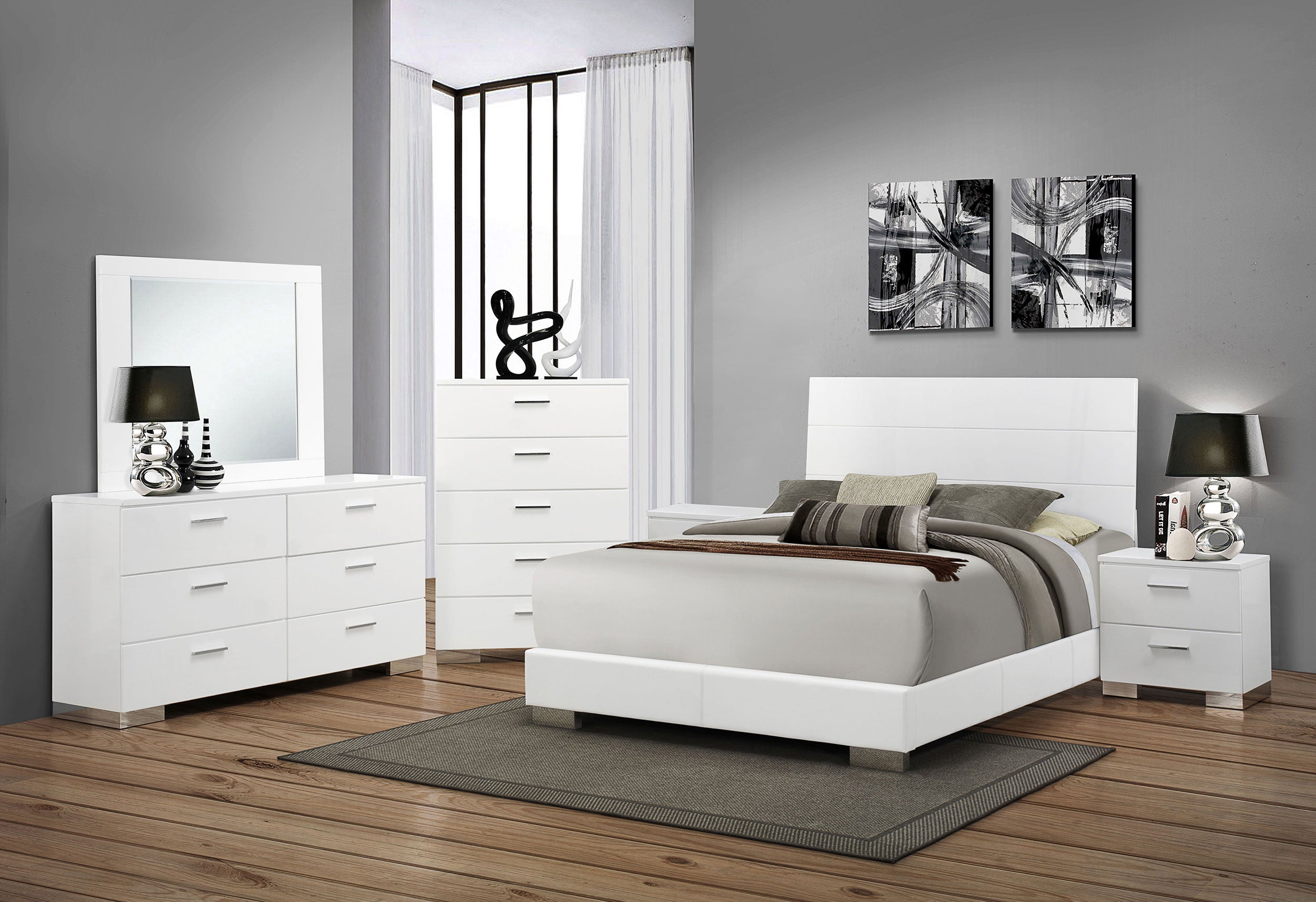 Felicity Bedroom Set - Ideal Furniture (Fresno,CA)