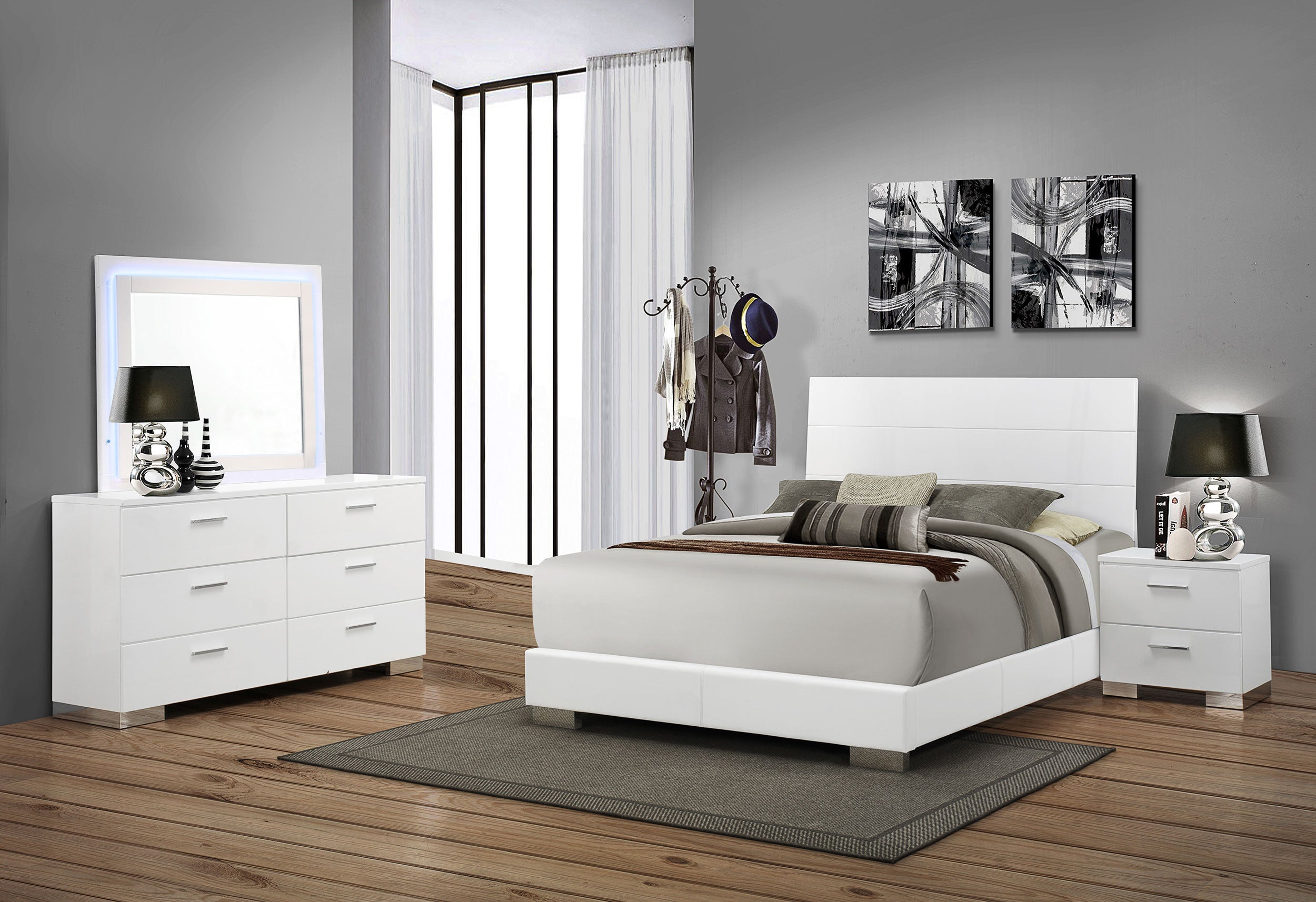 Felicity Bedroom Set - Ideal Furniture (Fresno,CA)