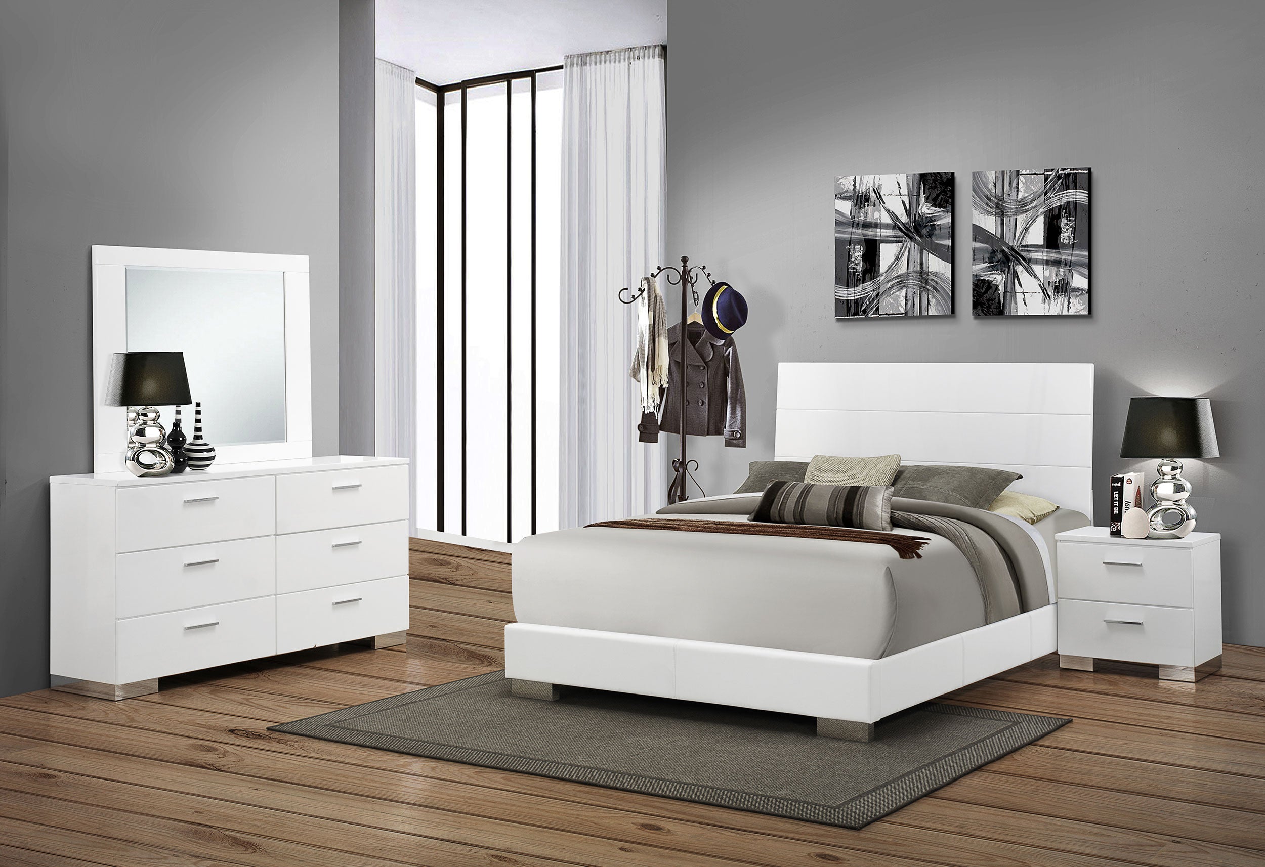 Felicity Bedroom Set - Ideal Furniture (Fresno,CA)