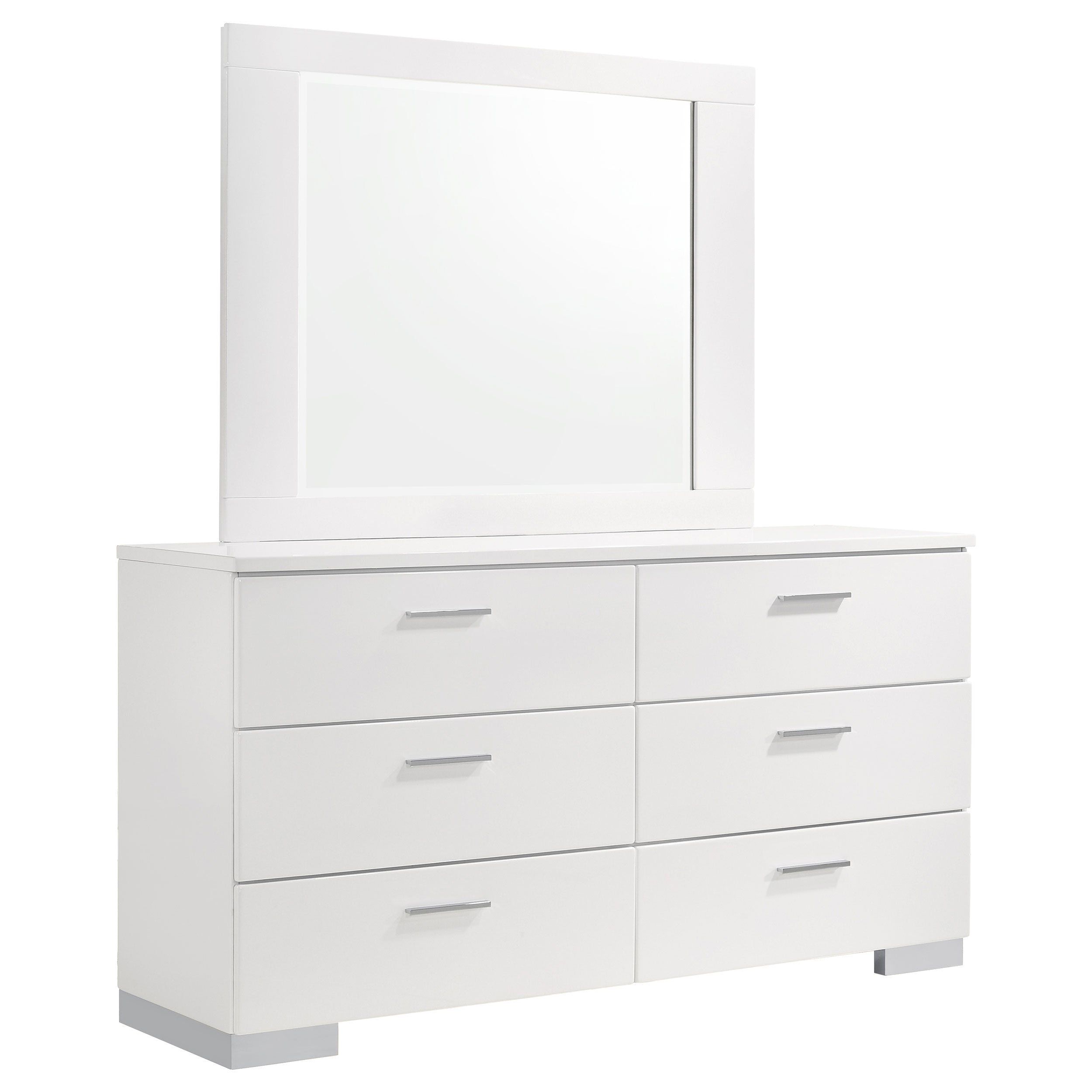 Felicity Dresser with Mirror - Ideal Furniture (Fresno,CA)