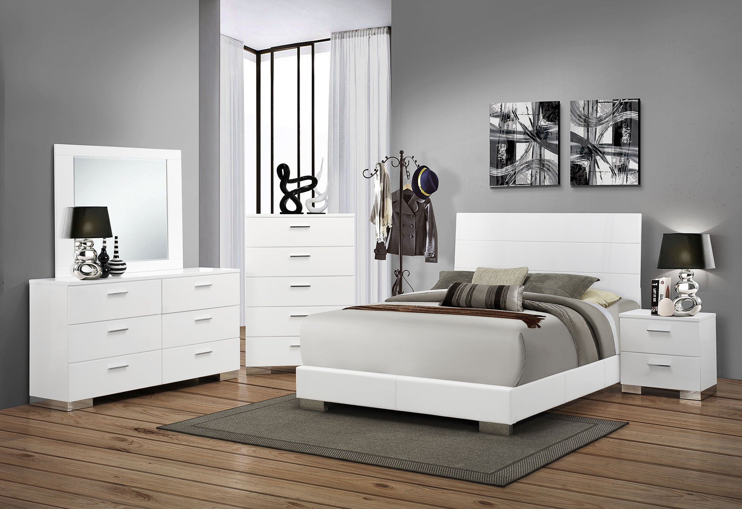Felicity Dresser with Mirror - Ideal Furniture (Fresno,CA)