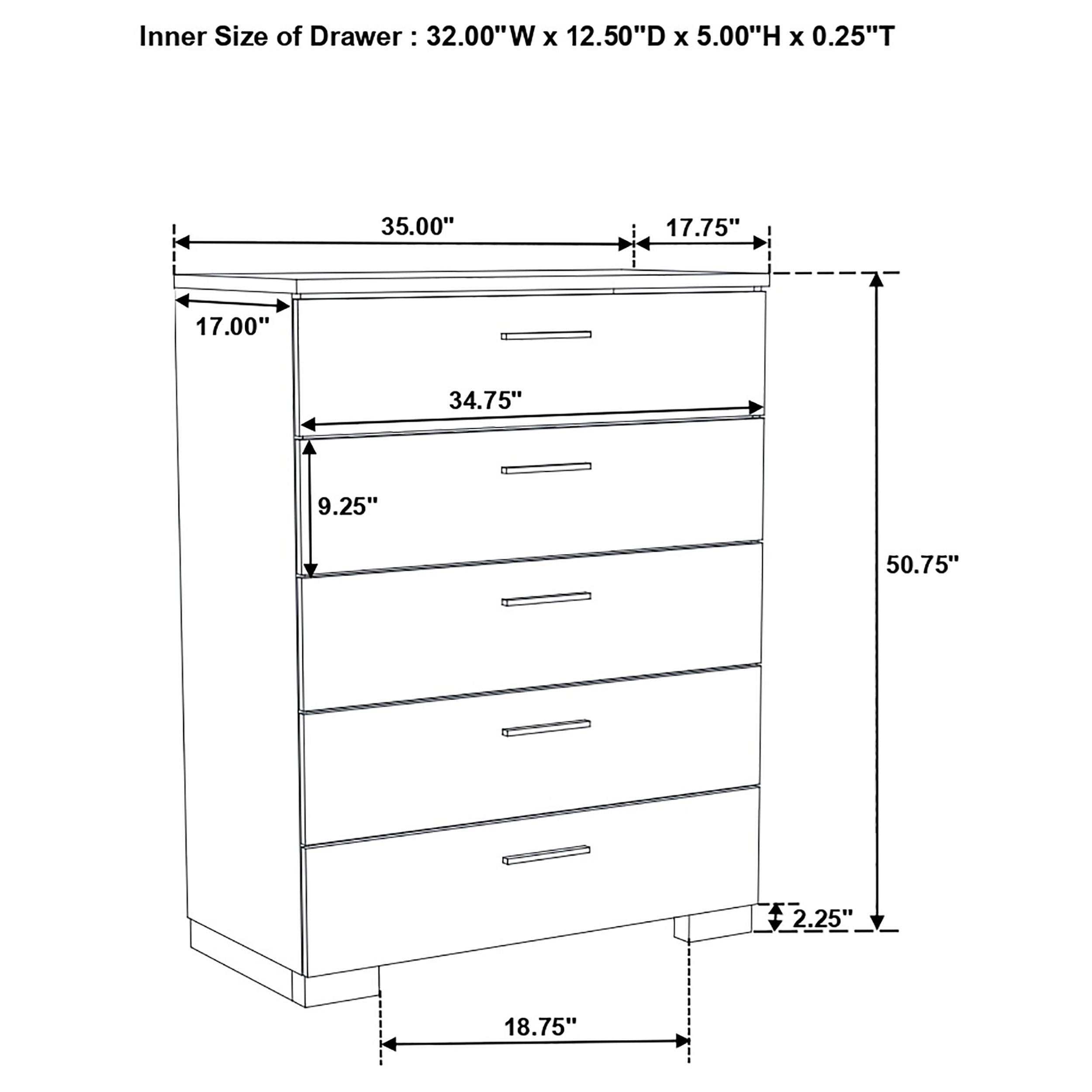 Felicity Chest of Drawers - Ideal Furniture (Fresno,CA)