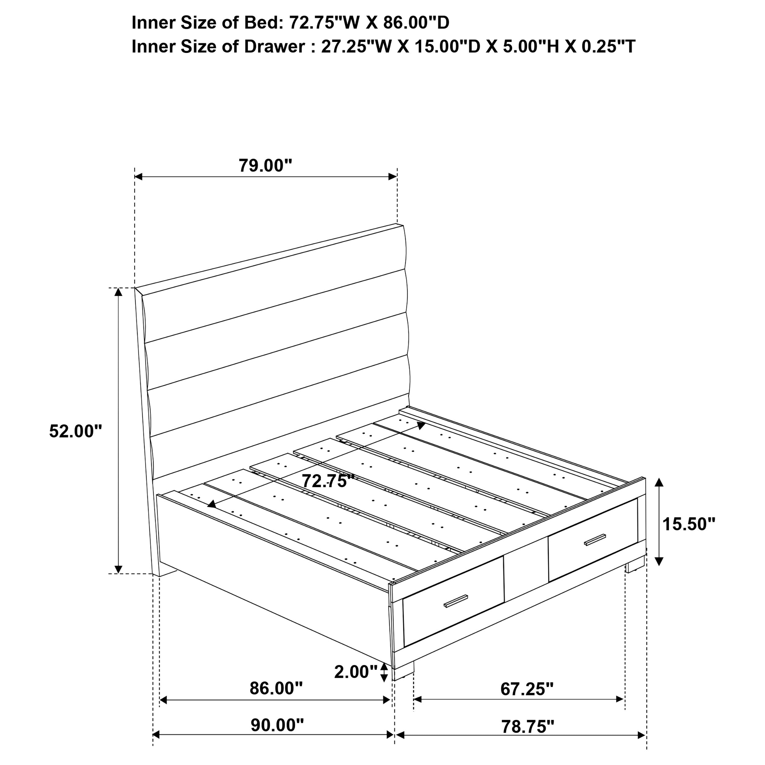 Felicity Beds - Ideal Furniture (Fresno,CA)