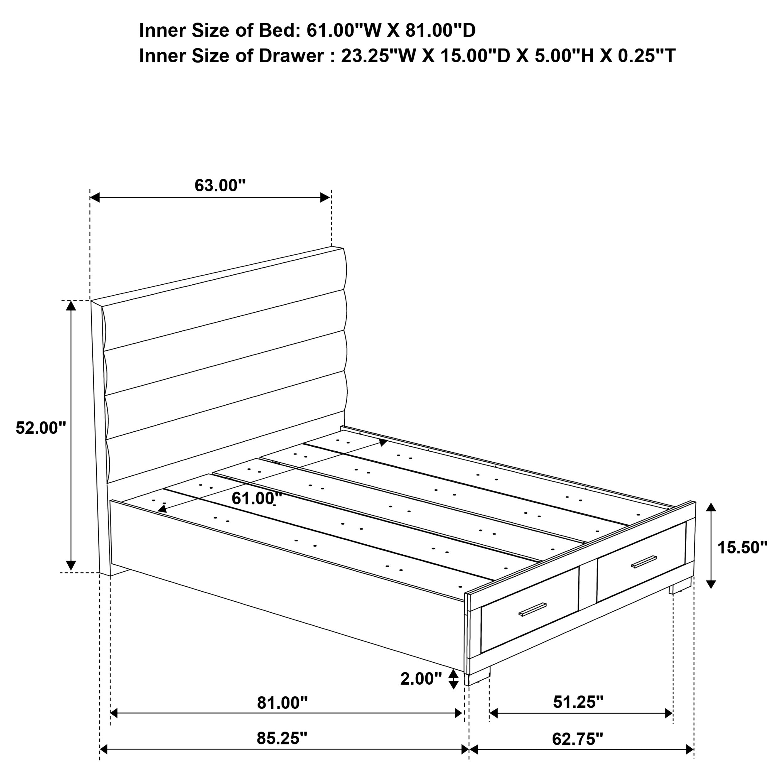 Felicity Beds - Ideal Furniture (Fresno,CA)