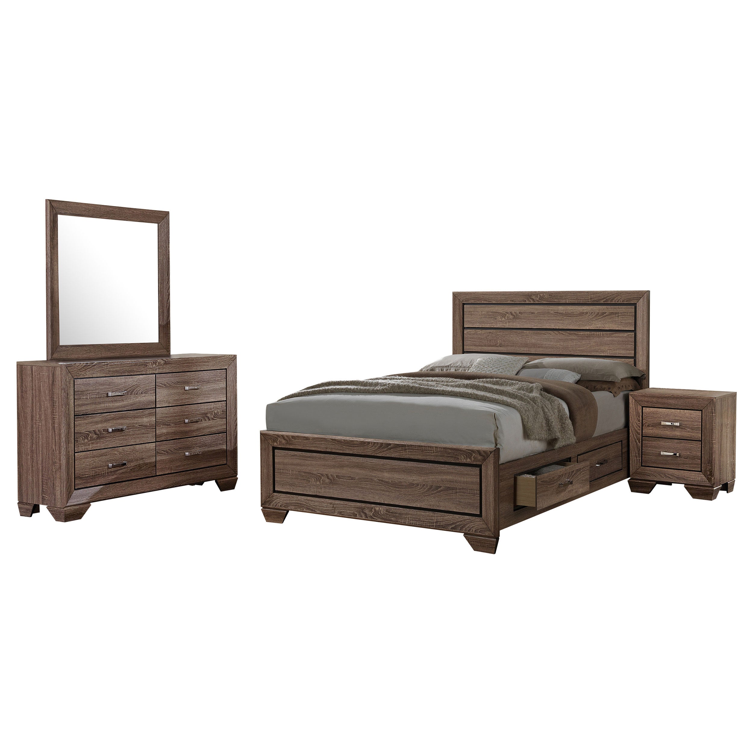 Kauffman Bedroom Set - Ideal Furniture (Fresno,CA)