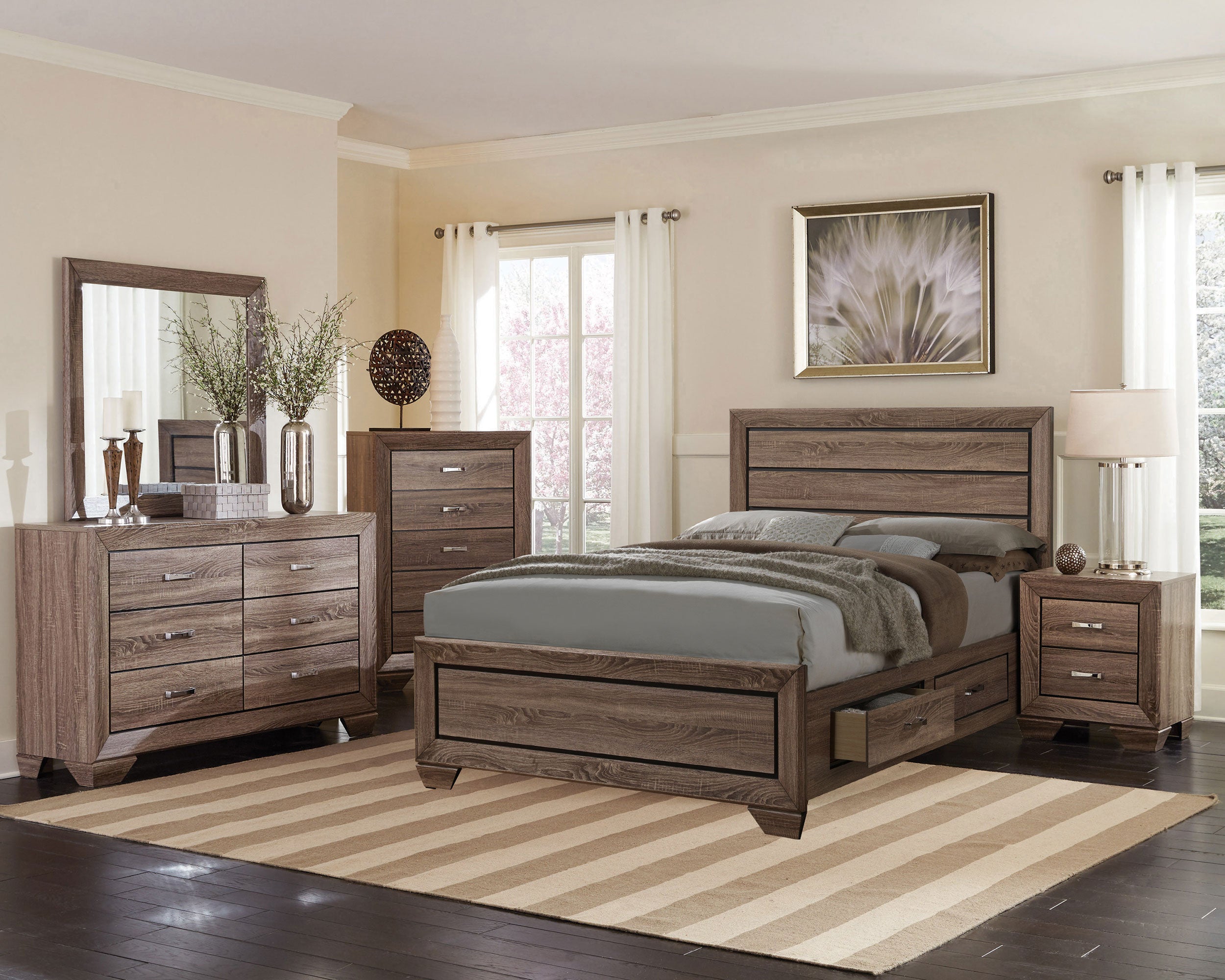 Kauffman Bedroom Set - Ideal Furniture (Fresno,CA)