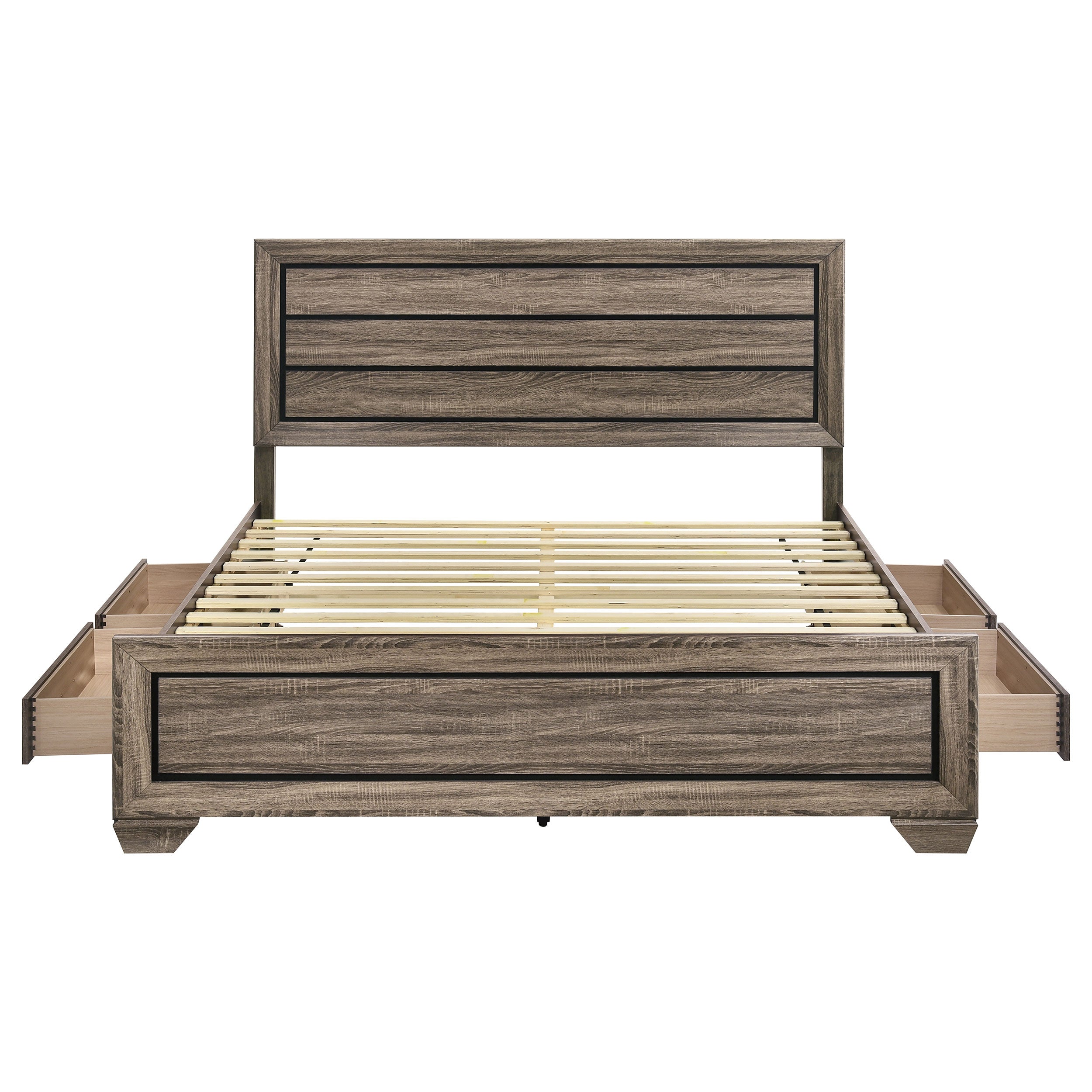 Kauffman Panel Platform Storage Bed - Ideal Furniture (Fresno,CA)