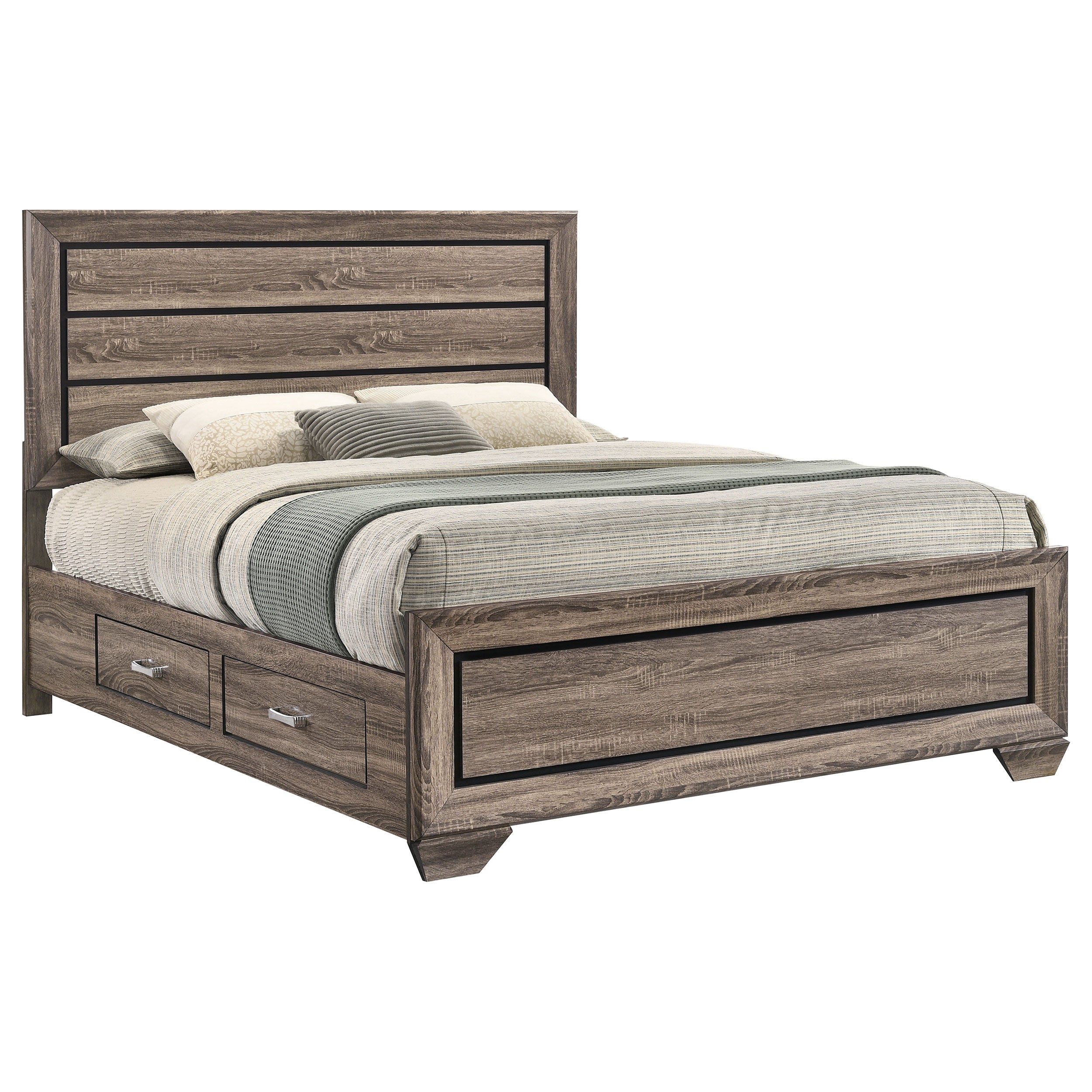 Kauffman Panel Platform Storage Bed - Ideal Furniture (Fresno,CA)