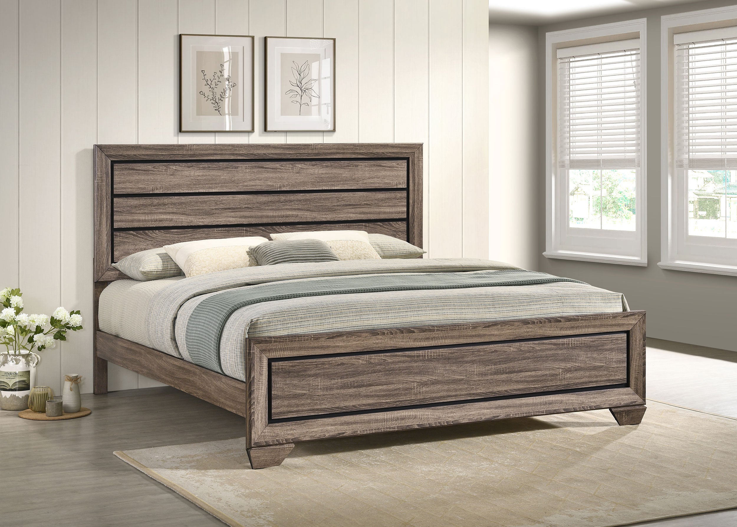 Kauffman Panel Bed - Ideal Furniture (Fresno,CA)