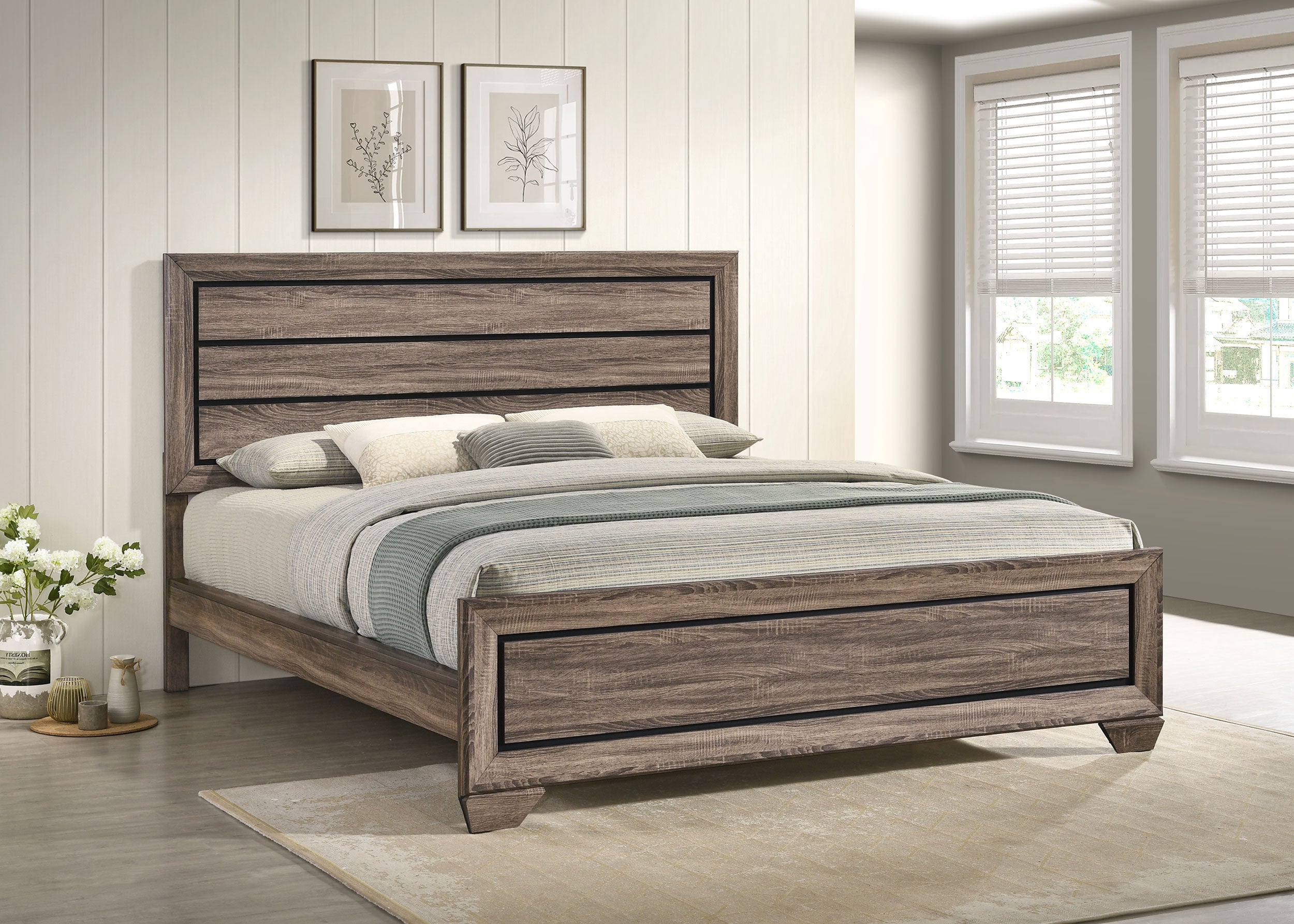 Kauffman Panel Bed - Ideal Furniture (Fresno,CA)