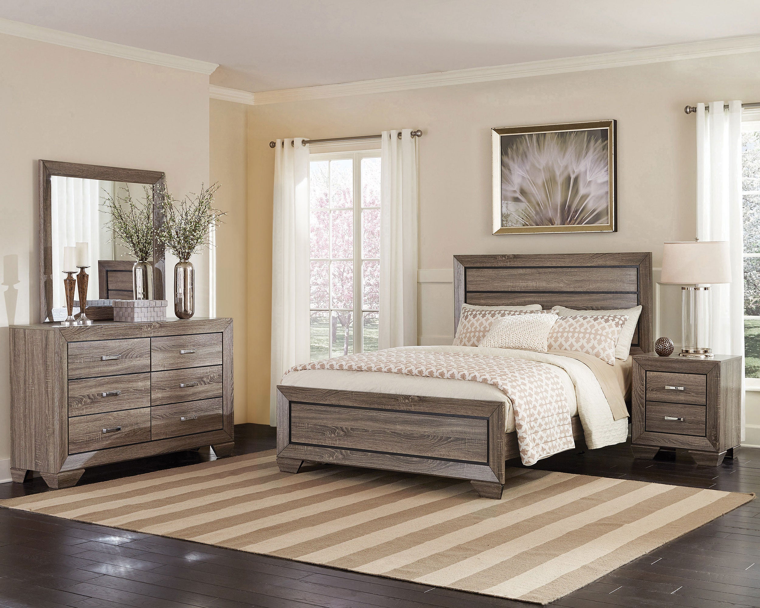 Kauffman Panel Bed - Ideal Furniture (Fresno,CA)