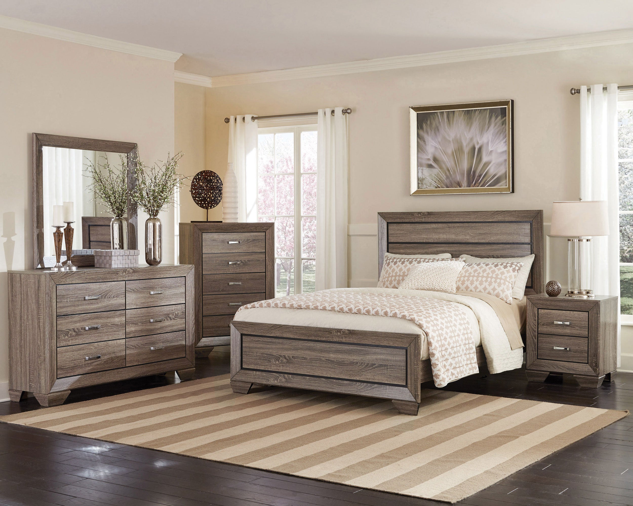 Kauffman Panel Bed - Ideal Furniture (Fresno,CA)