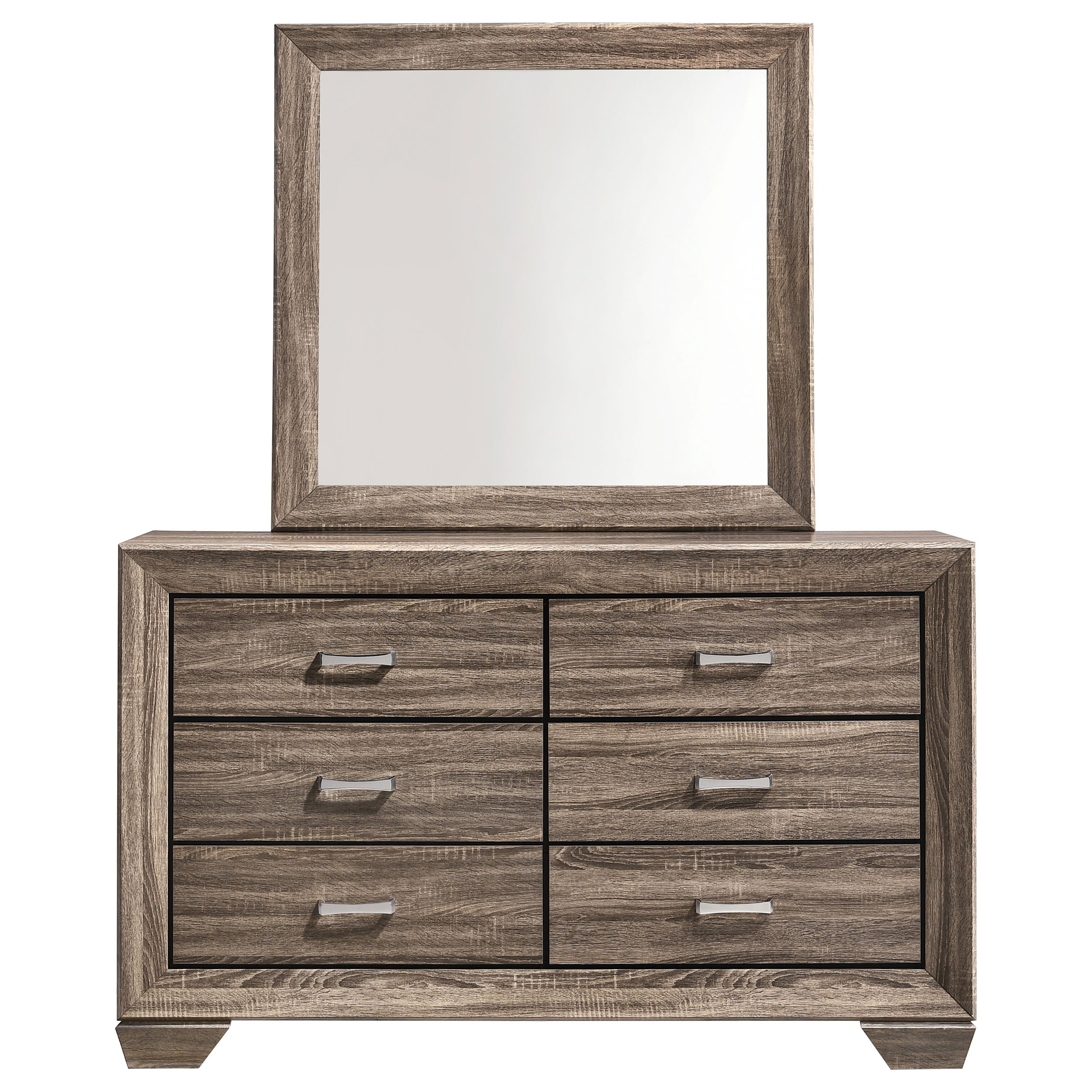 Kauffman Dresser with Mirror - Ideal Furniture (Fresno,CA)