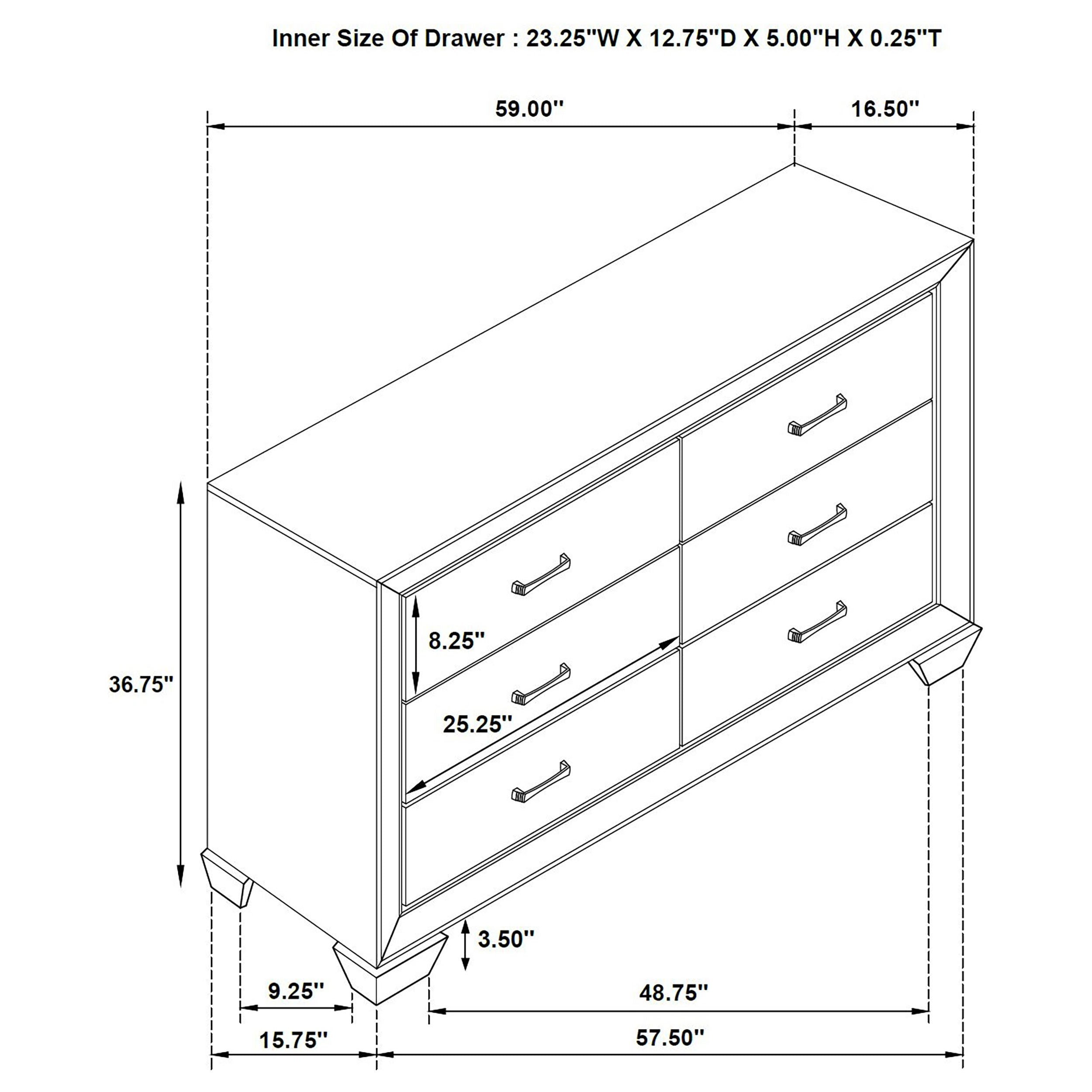 Kauffman Dresser - Ideal Furniture (Fresno,CA)