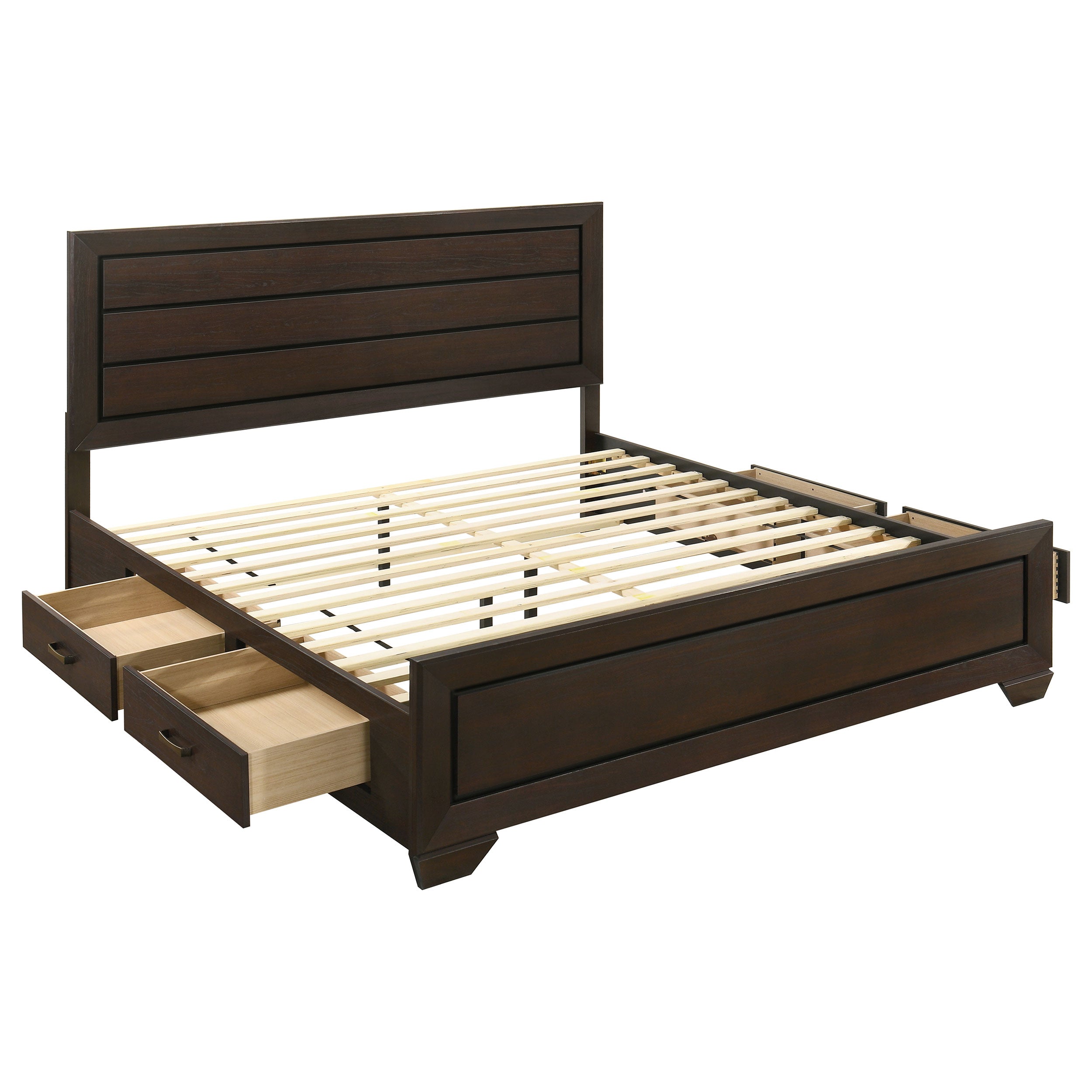 Kauffman Panel Platform Storage Bed - Ideal Furniture (Fresno,CA)