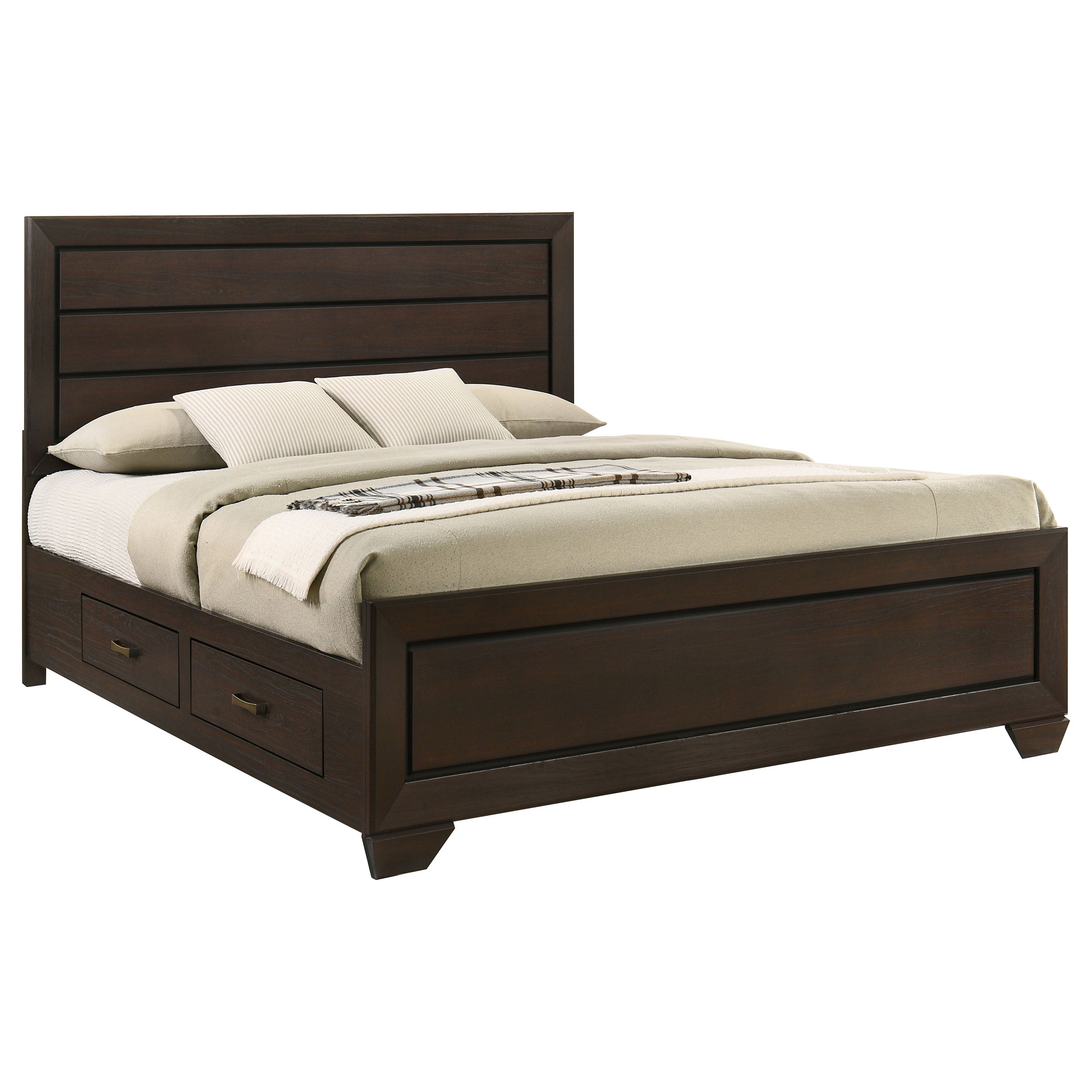 Kauffman Panel Platform Storage Bed - Ideal Furniture (Fresno,CA)
