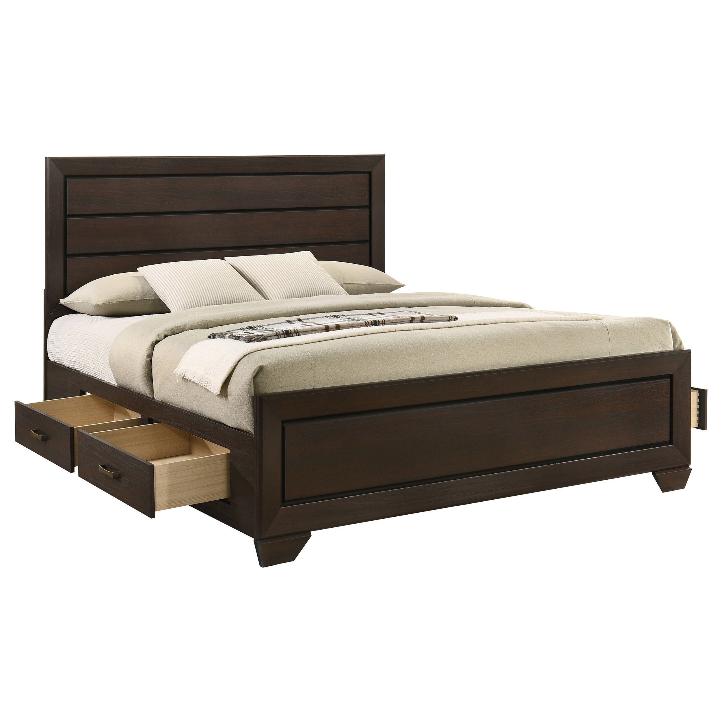 Kauffman Panel Platform Storage Bed - Ideal Furniture (Fresno,CA)