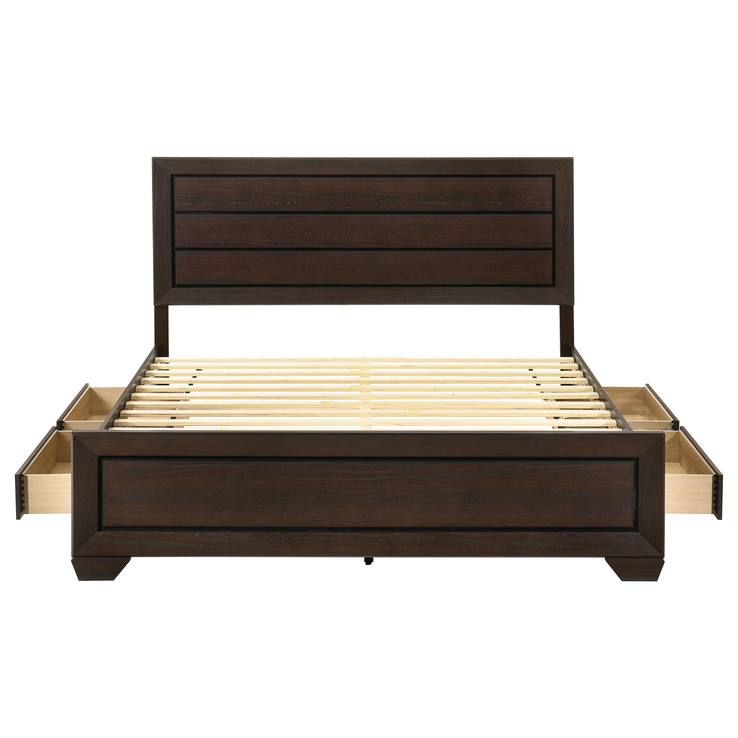 Kauffman Panel Platform Storage Bed - Ideal Furniture (Fresno,CA)