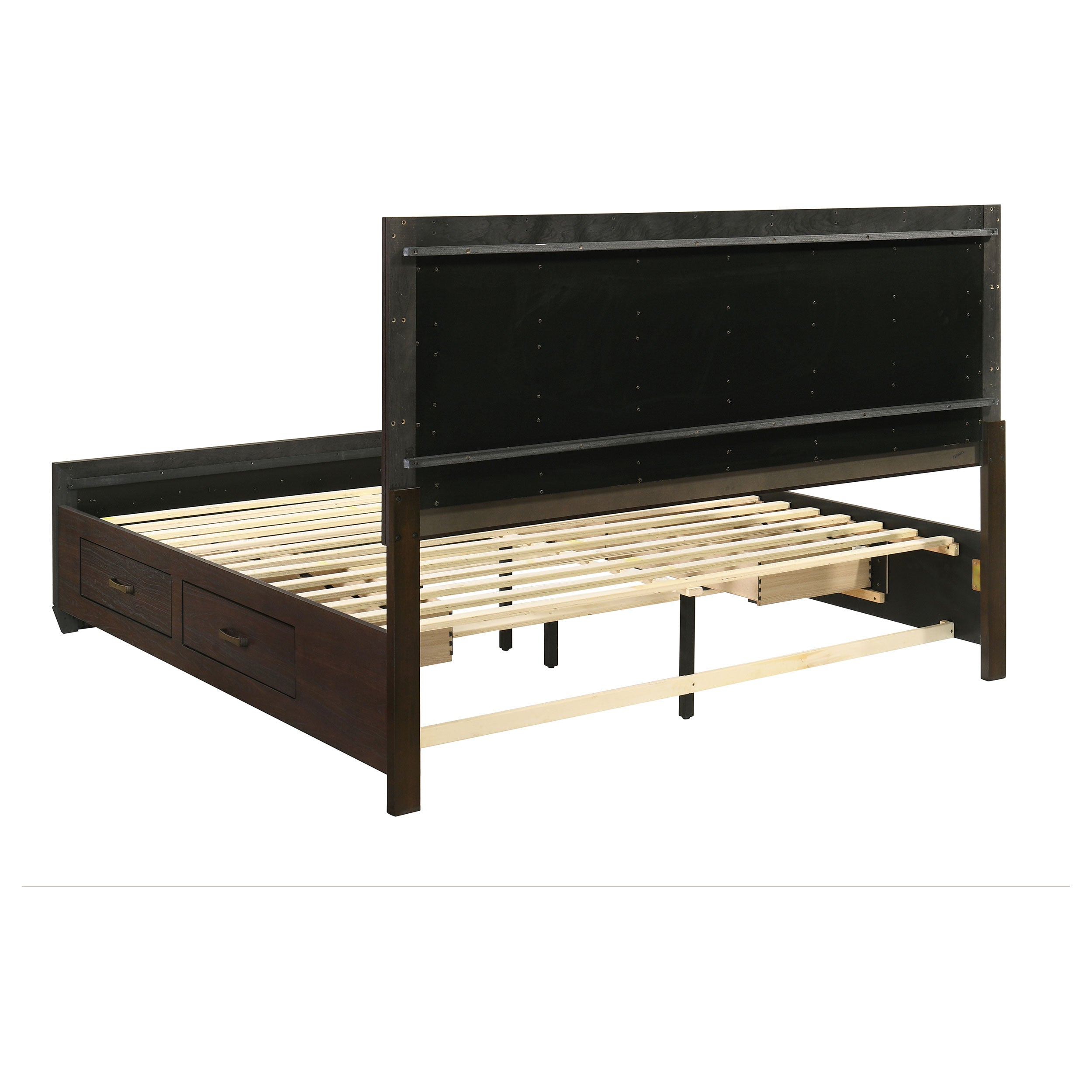 Kauffman Panel Platform Storage Bed - Ideal Furniture (Fresno,CA)