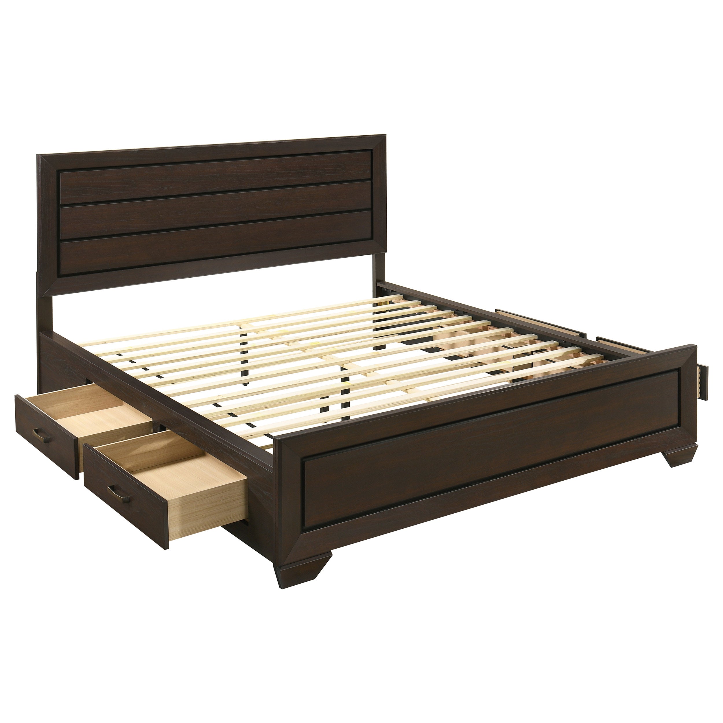 Kauffman Panel Platform Storage Bed - Ideal Furniture (Fresno,CA)