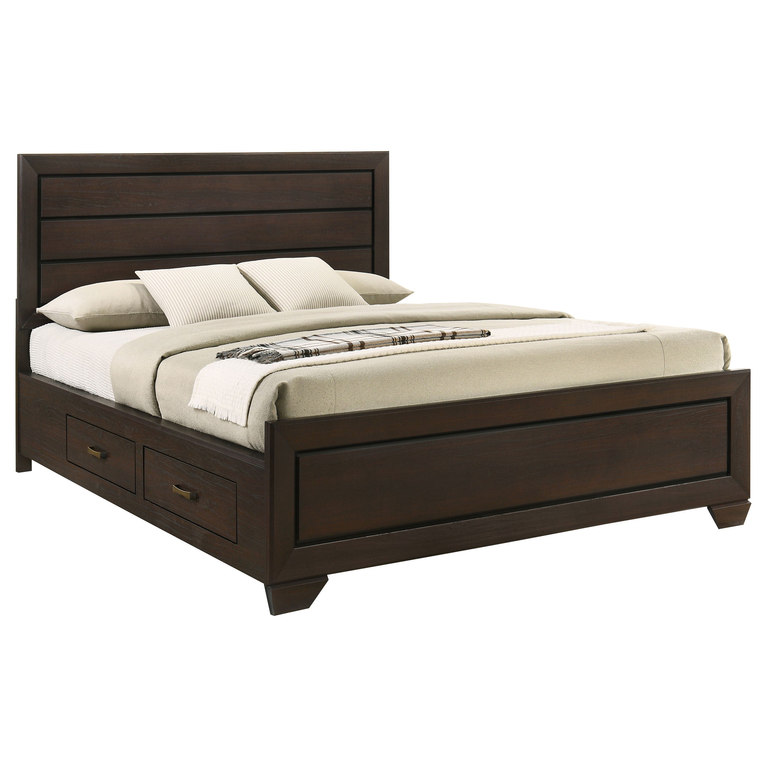 Kauffman Panel Platform Storage Bed - Ideal Furniture (Fresno,CA)