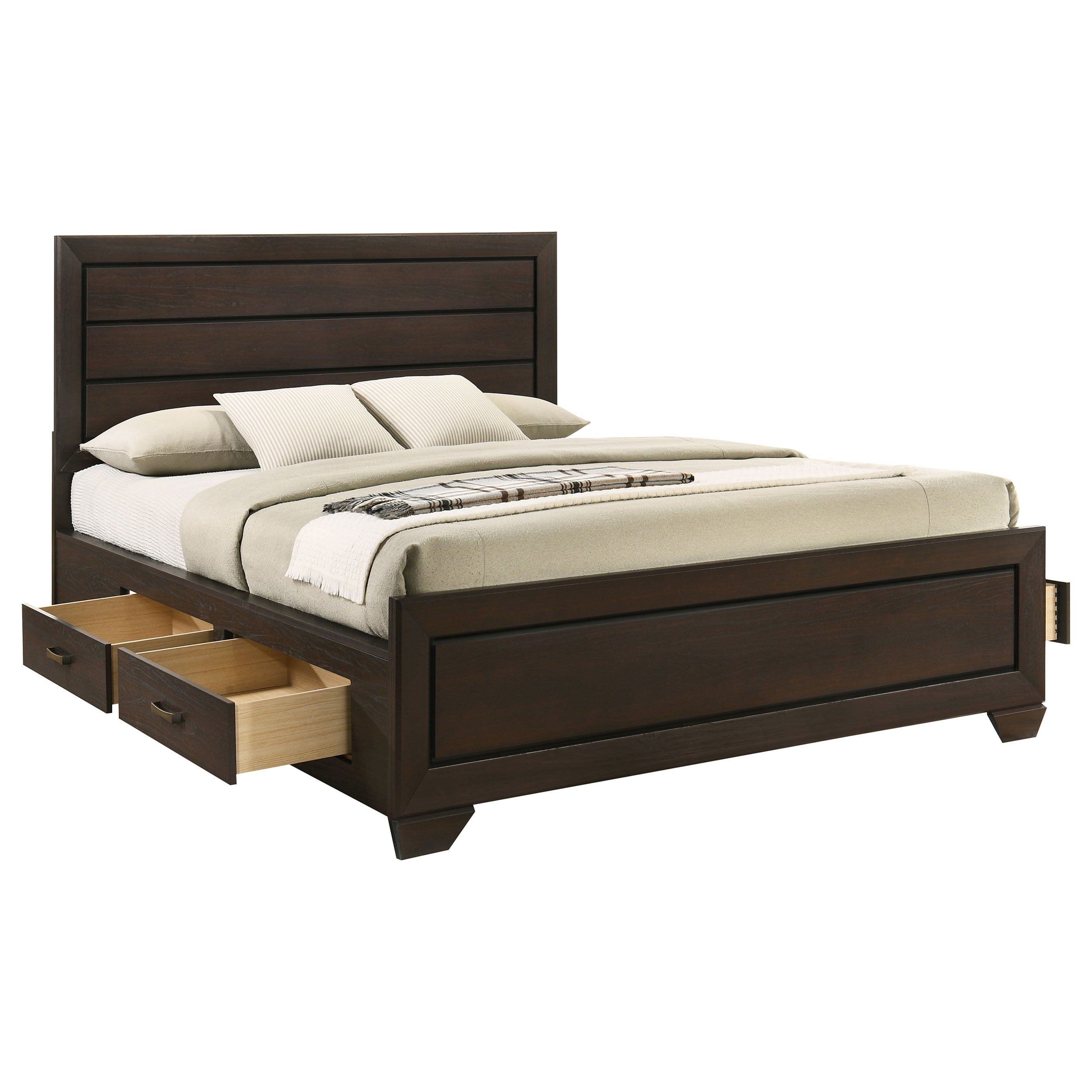 Kauffman Panel Platform Storage Bed - Ideal Furniture (Fresno,CA)