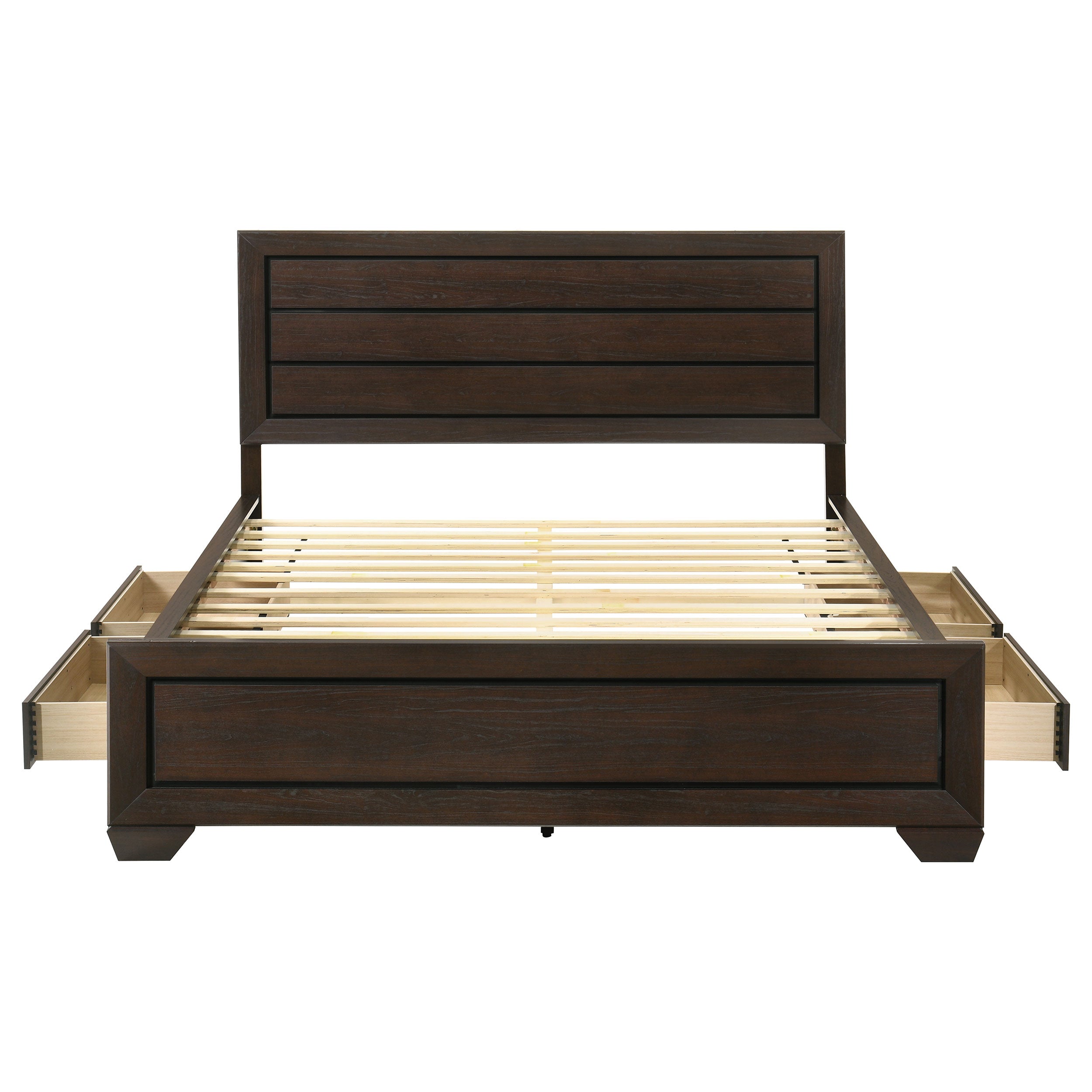 Kauffman Panel Platform Storage Bed - Ideal Furniture (Fresno,CA)
