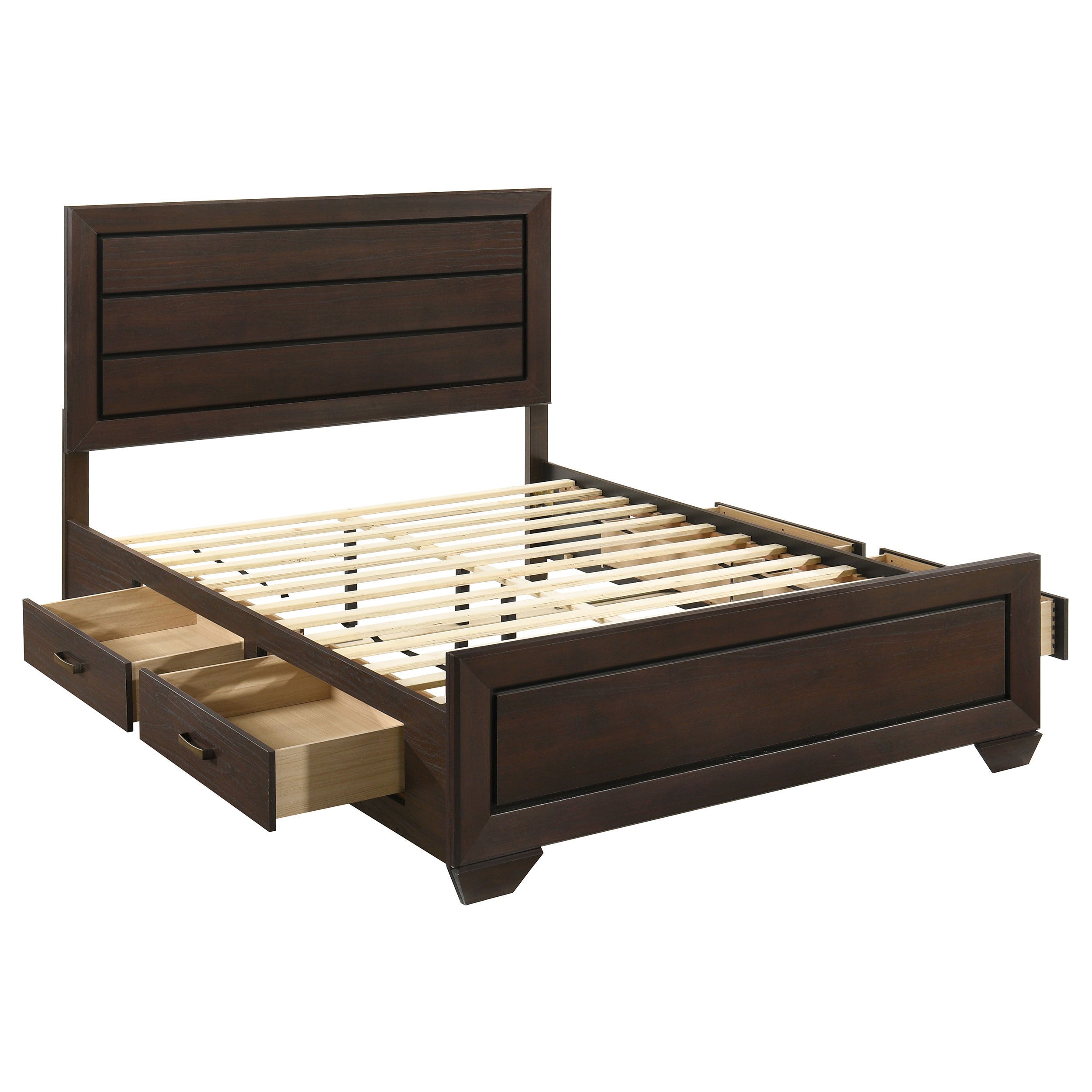 Kauffman Panel Platform Storage Bed - Ideal Furniture (Fresno,CA)