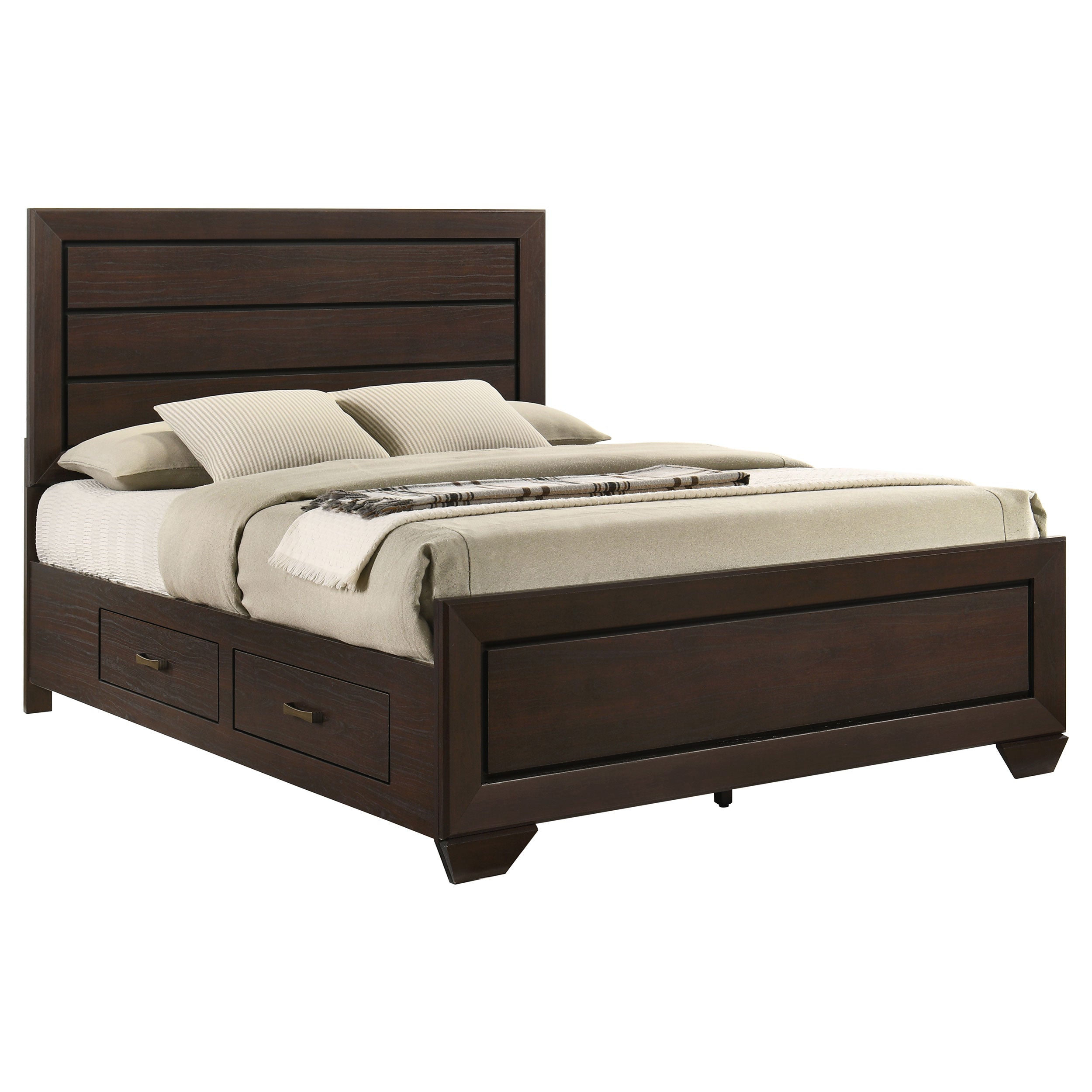 Kauffman Panel Platform Storage Bed - Ideal Furniture (Fresno,CA)