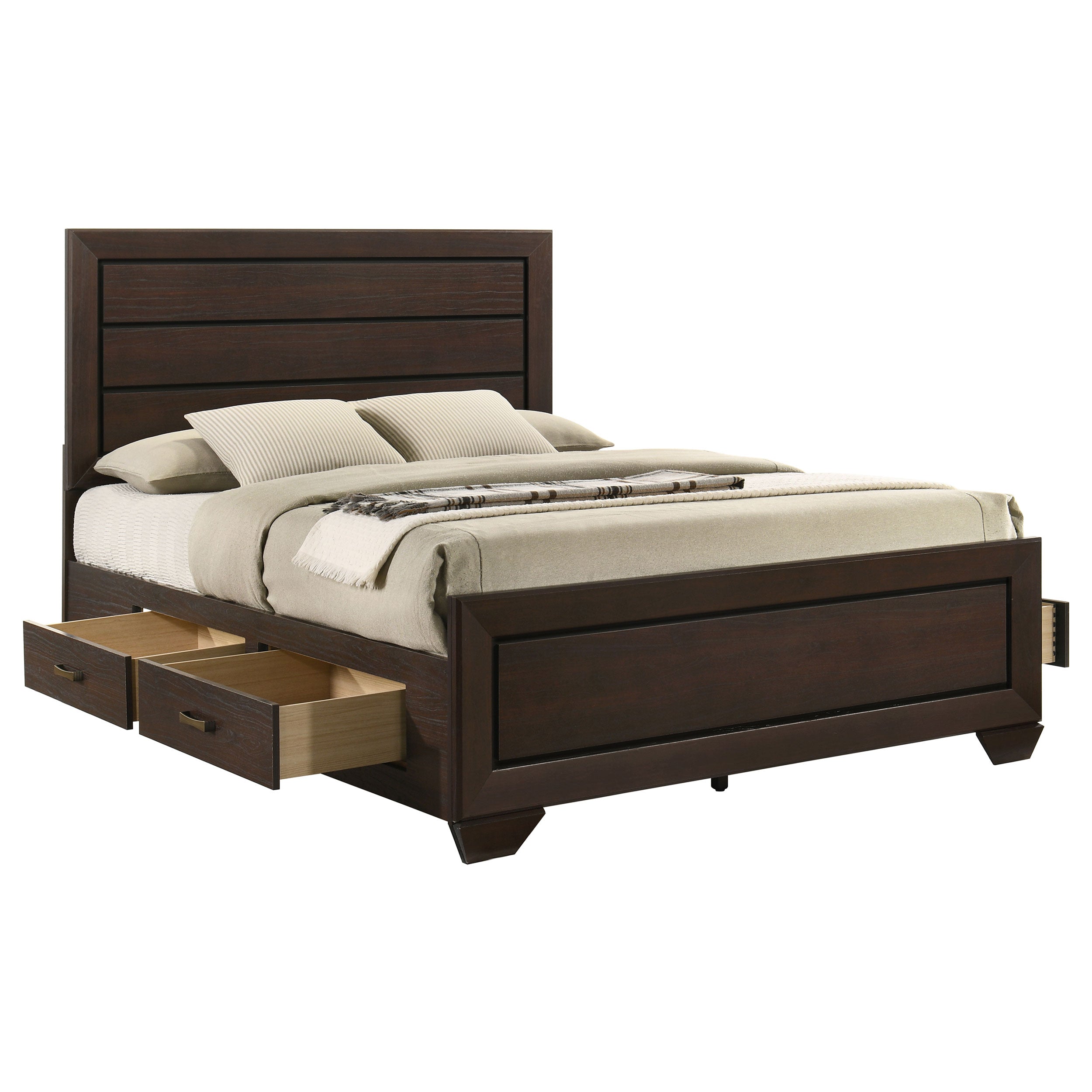 Kauffman Panel Platform Storage Bed - Ideal Furniture (Fresno,CA)