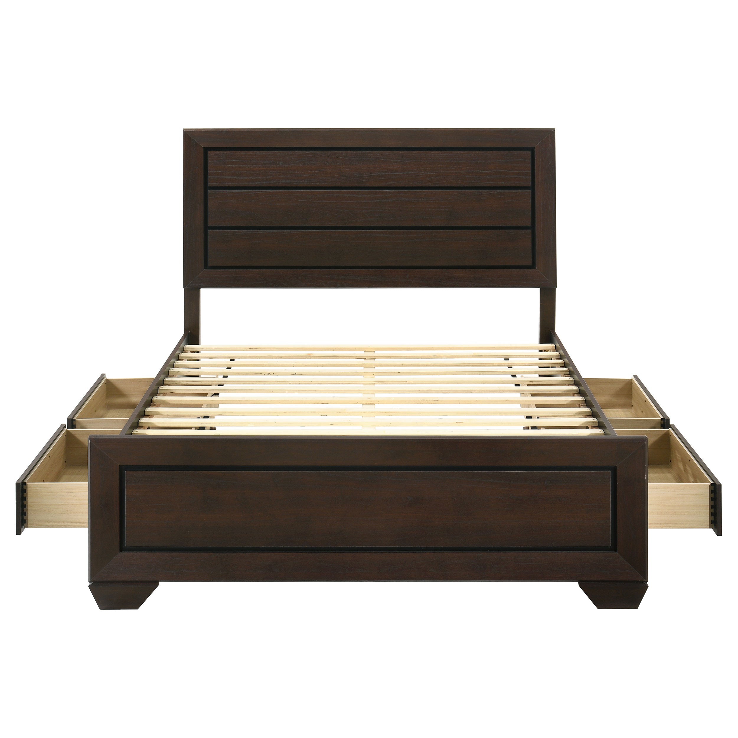 Kauffman Panel Platform Storage Bed - Ideal Furniture (Fresno,CA)