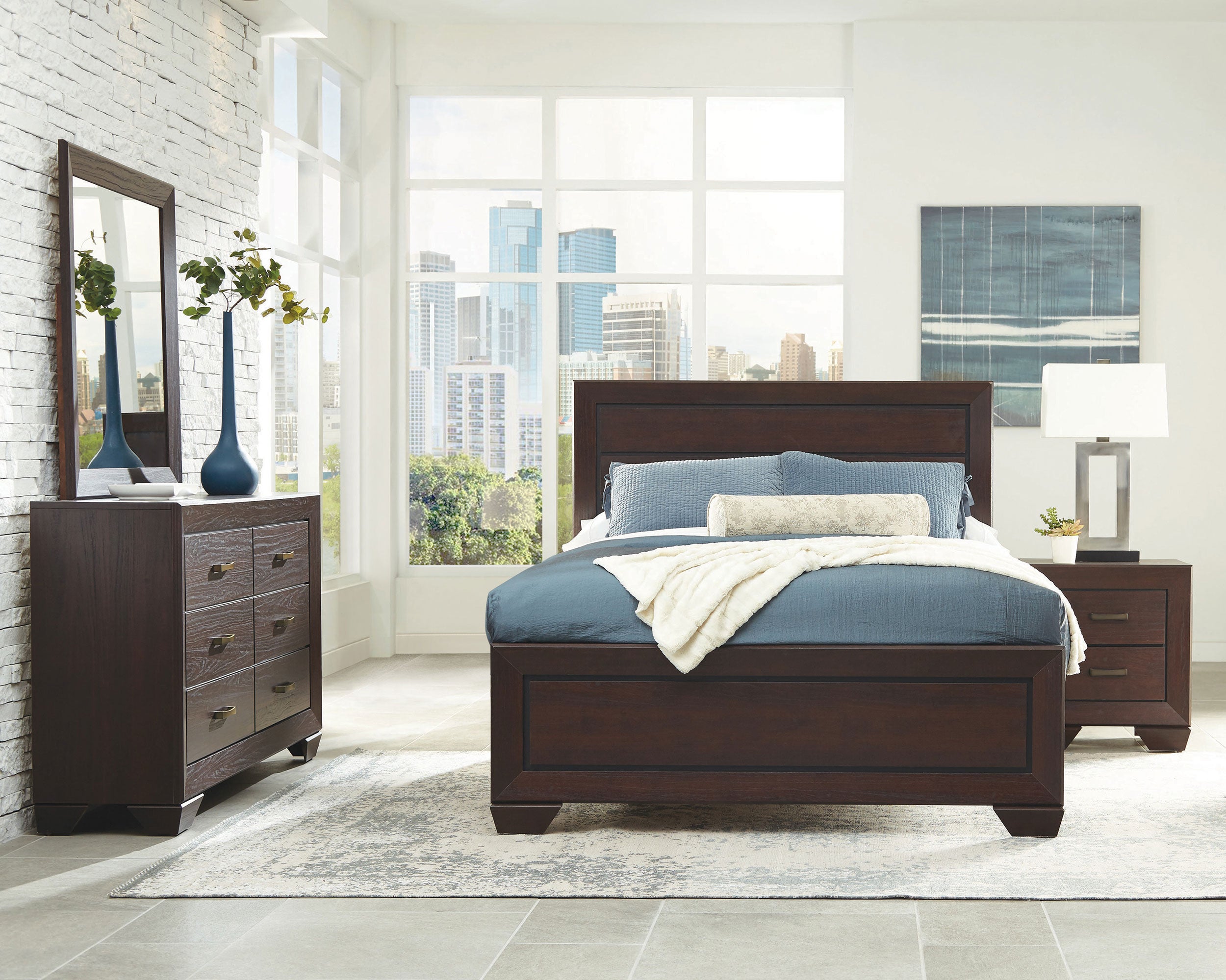 Kauffman Bedroom Set - Ideal Furniture (Fresno,CA)