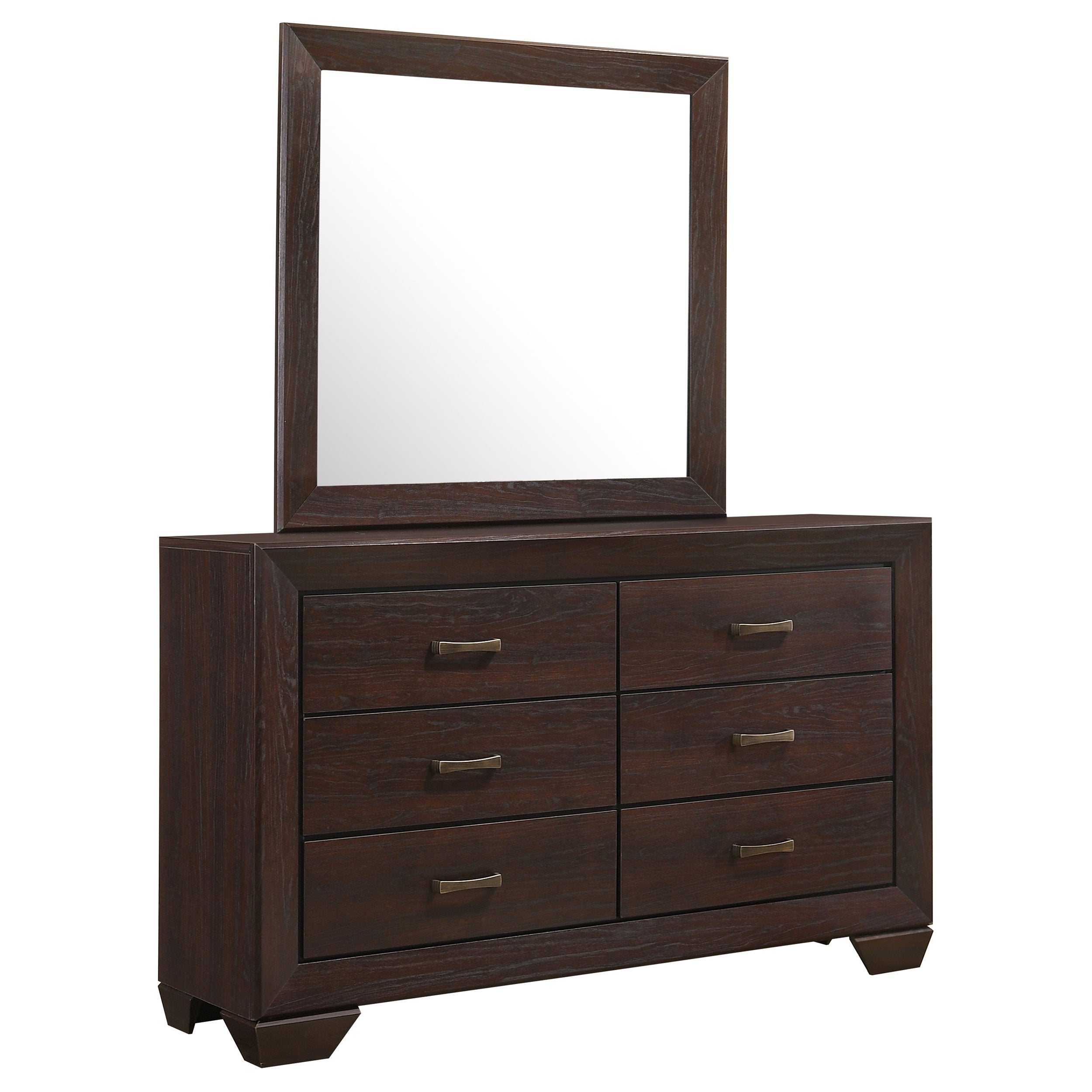 Kauffman Dresser with Mirror - Ideal Furniture (Fresno,CA)