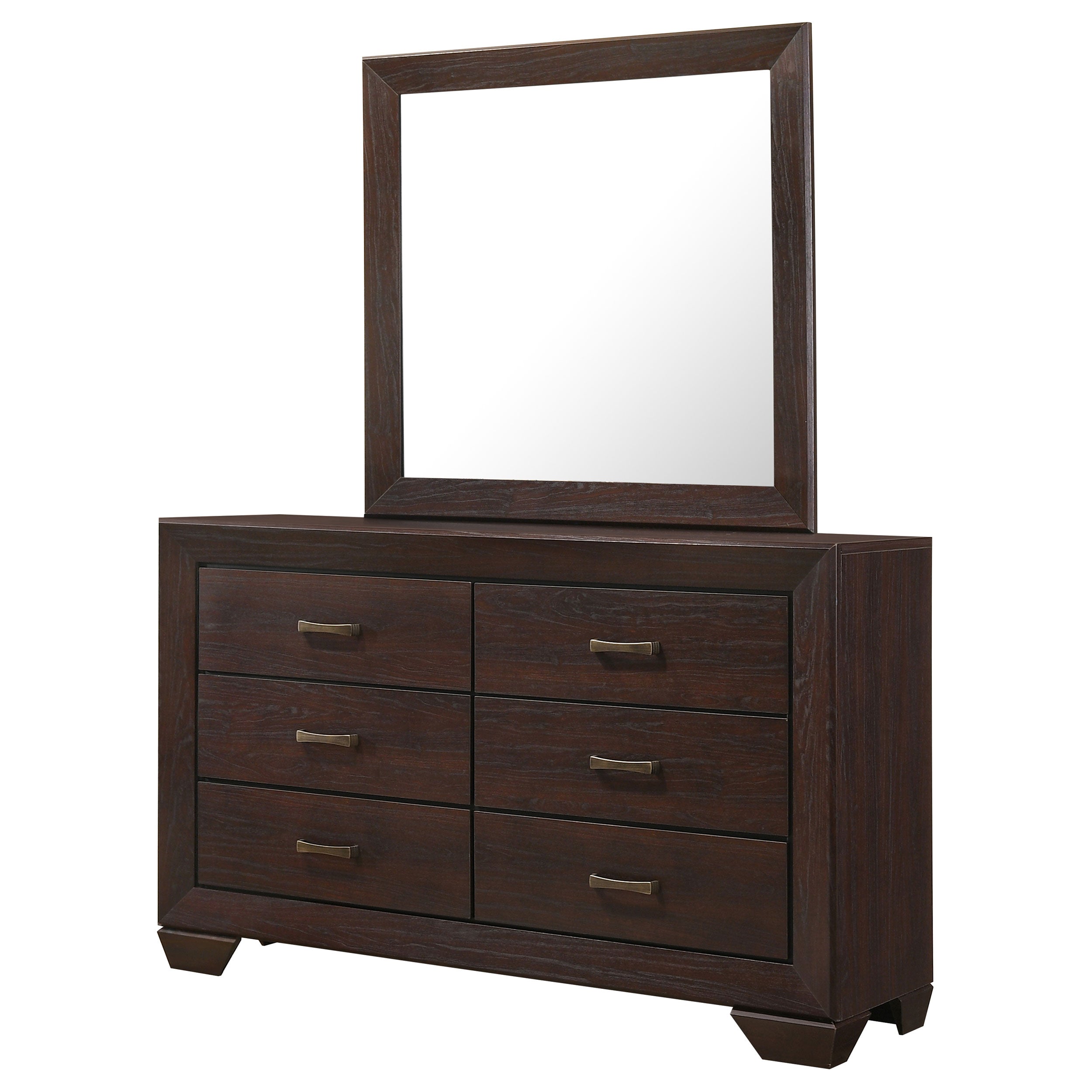 Kauffman Dresser with Mirror - Ideal Furniture (Fresno,CA)