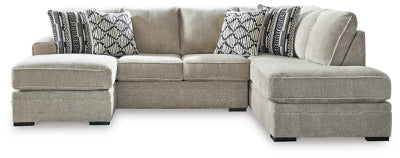 Calnita Sectional with Chaise - Ideal Furniture (Fresno,CA)