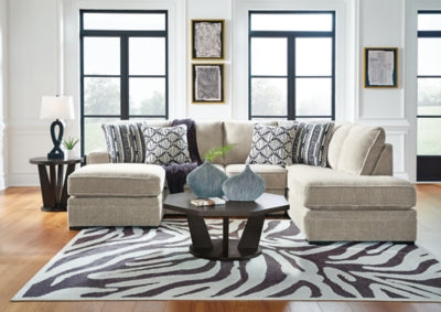 Calnita Sectional with Chaise - Ideal Furniture (Fresno,CA)