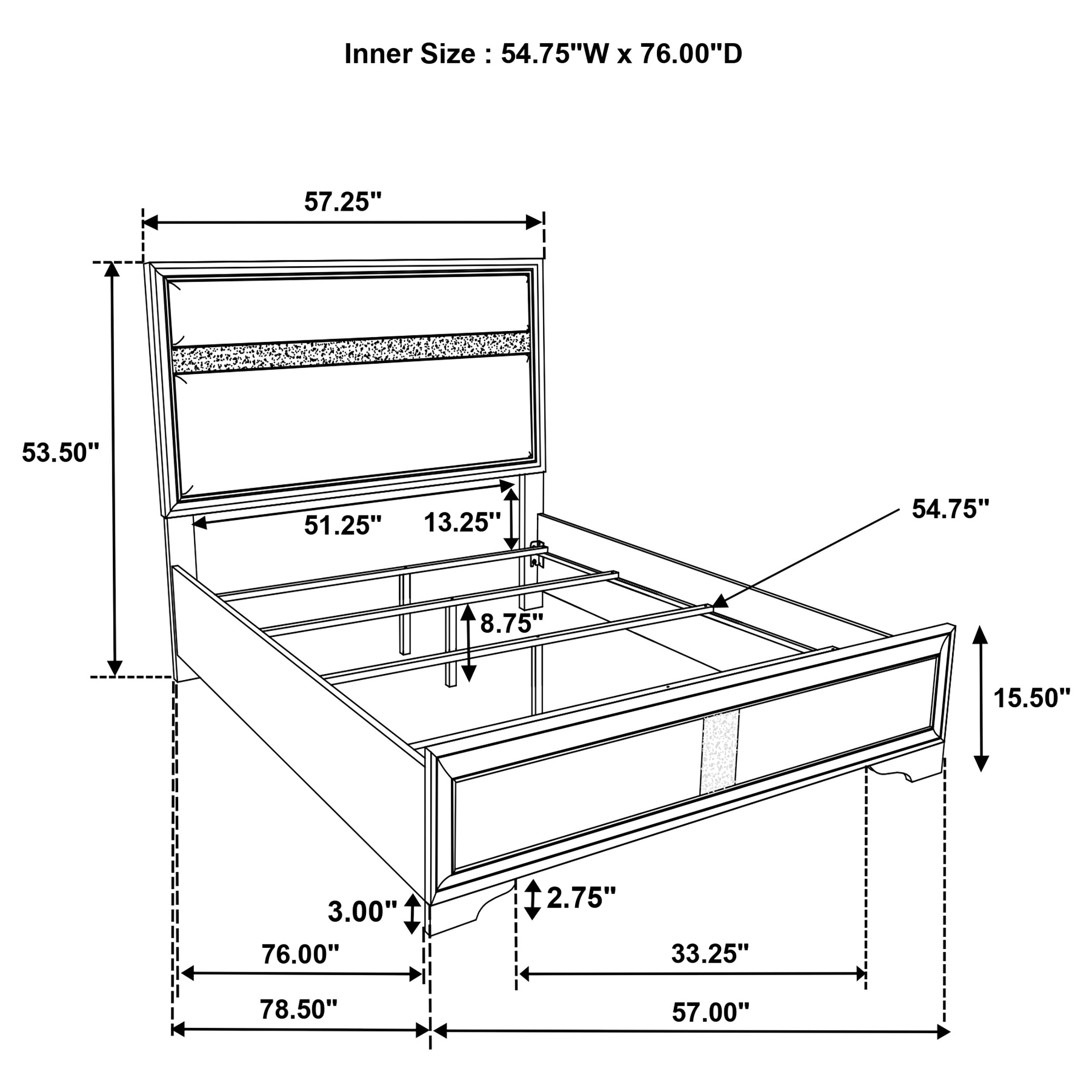 Miranda Bedroom Set - Ideal Furniture (Fresno,CA)