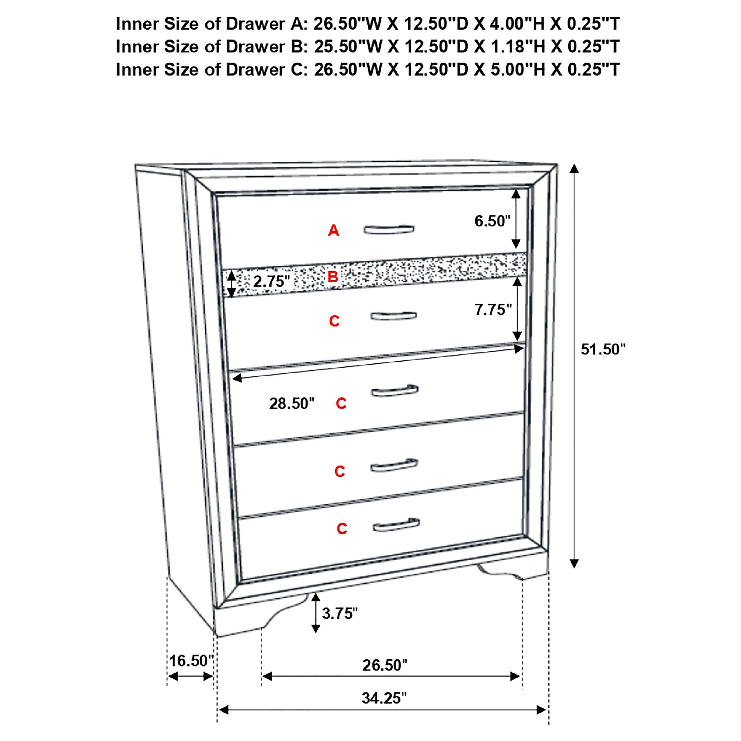 Miranda Bedroom Set - Ideal Furniture (Fresno,CA)