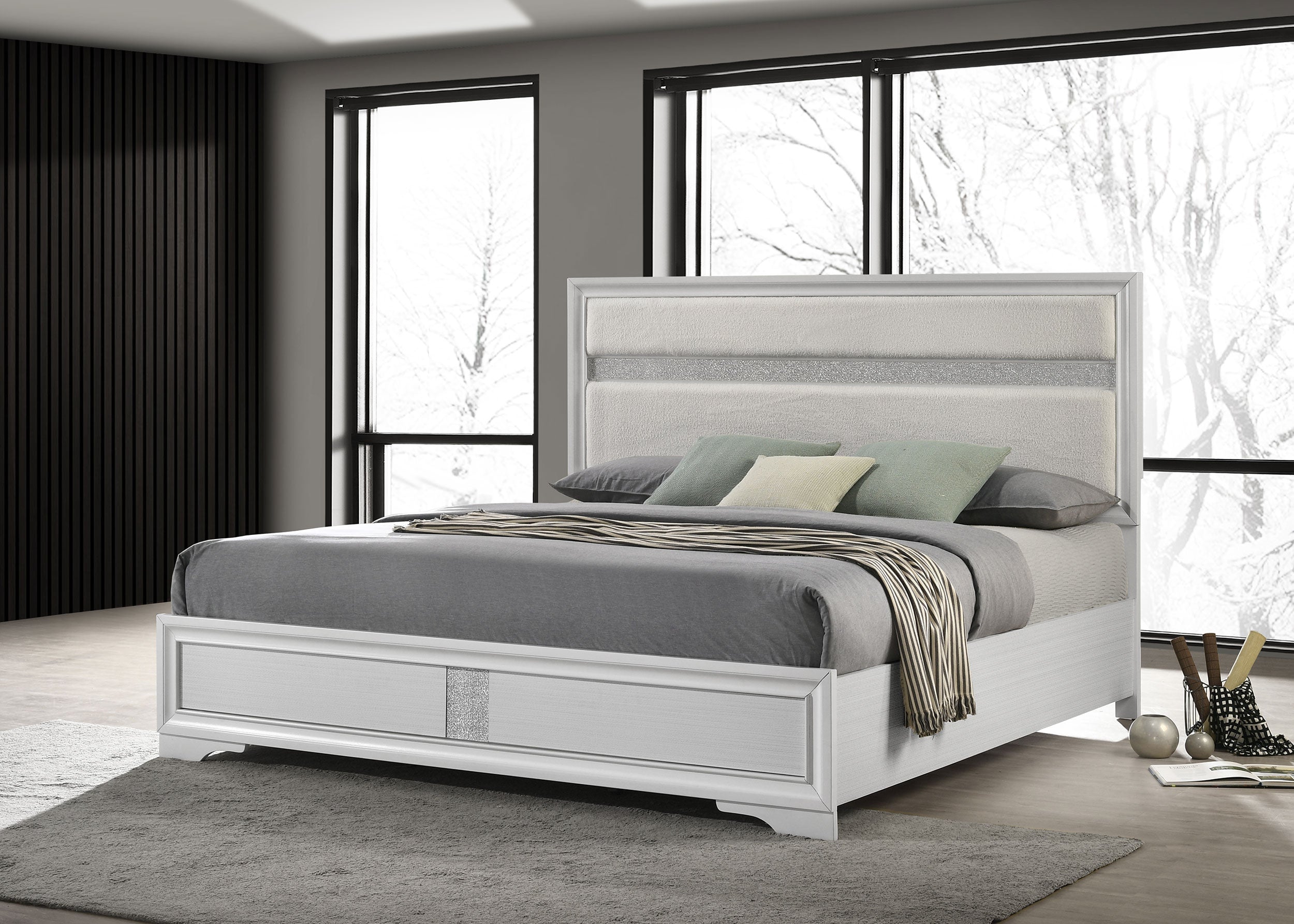 Miranda Eastern King Bed - Ideal Furniture (Fresno,CA)