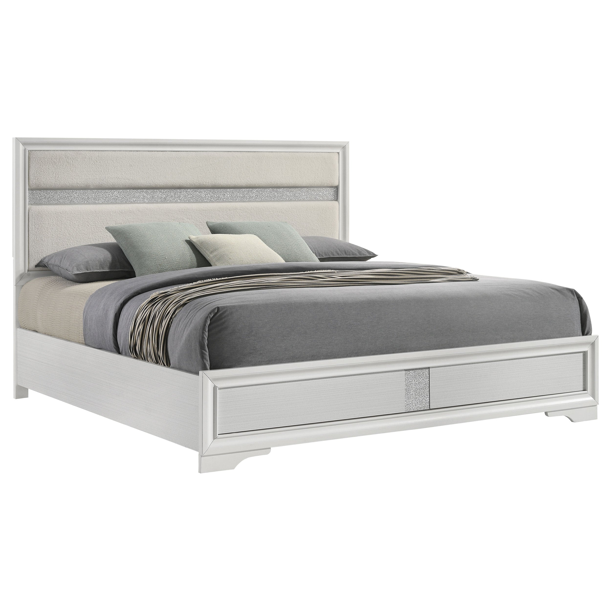 Miranda Eastern King Bed - Ideal Furniture (Fresno,CA)