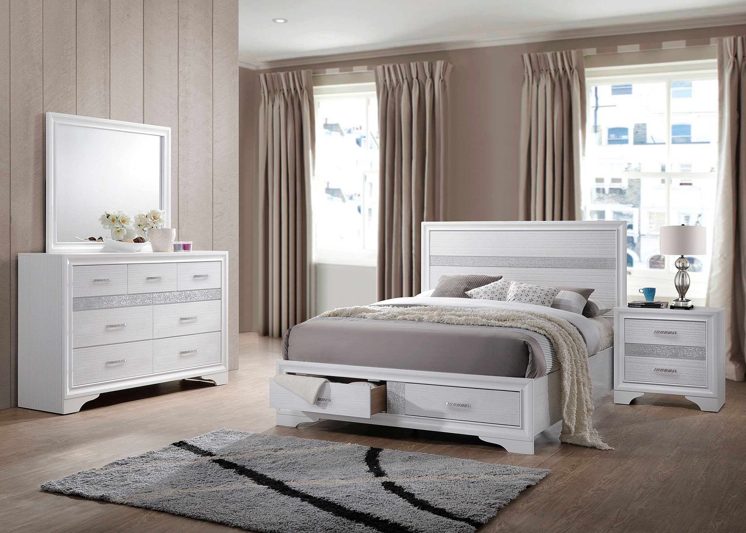 Miranda Bedroom Set - Ideal Furniture (Fresno,CA)