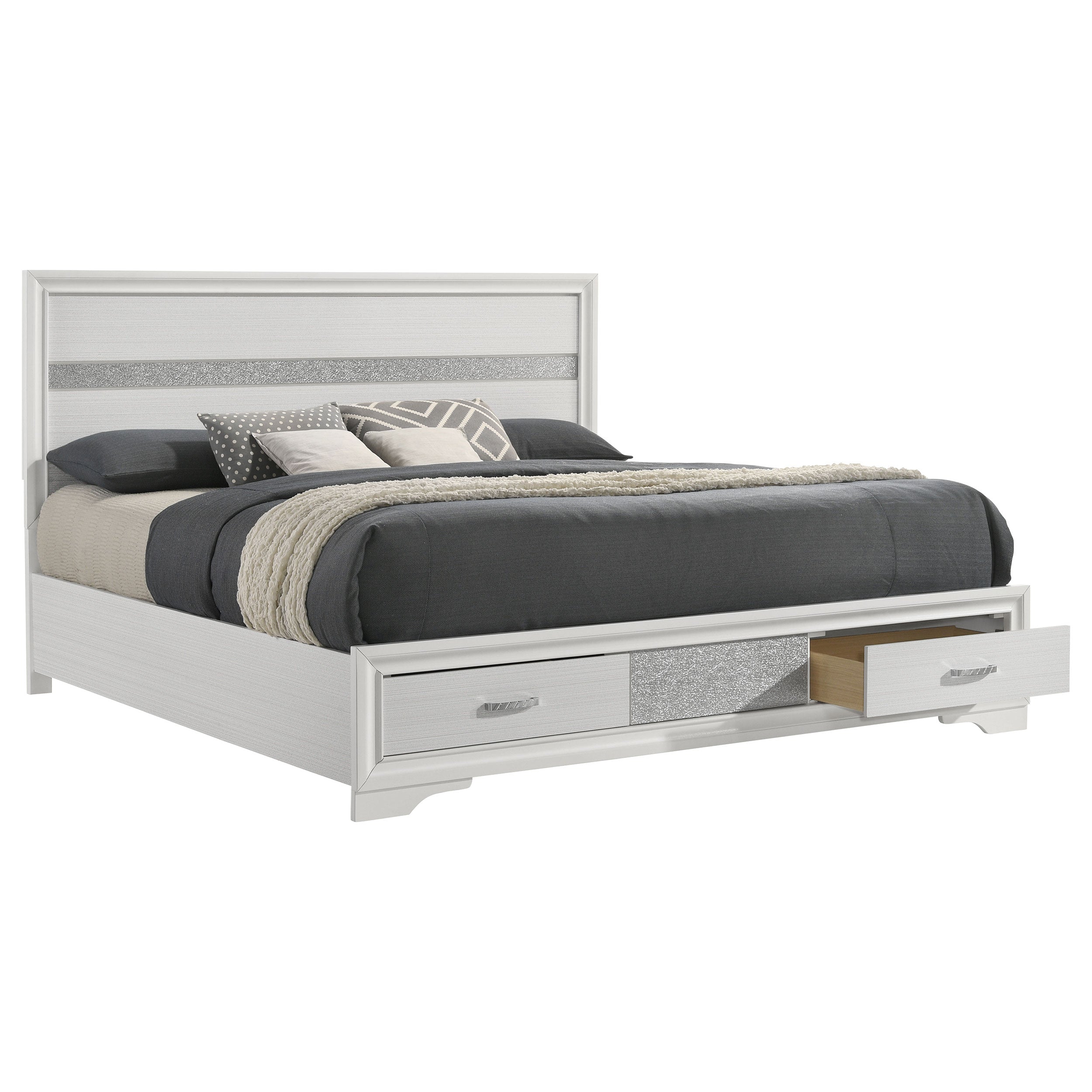 Miranda Panel Platform Storage Bed - Ideal Furniture (Fresno,CA)