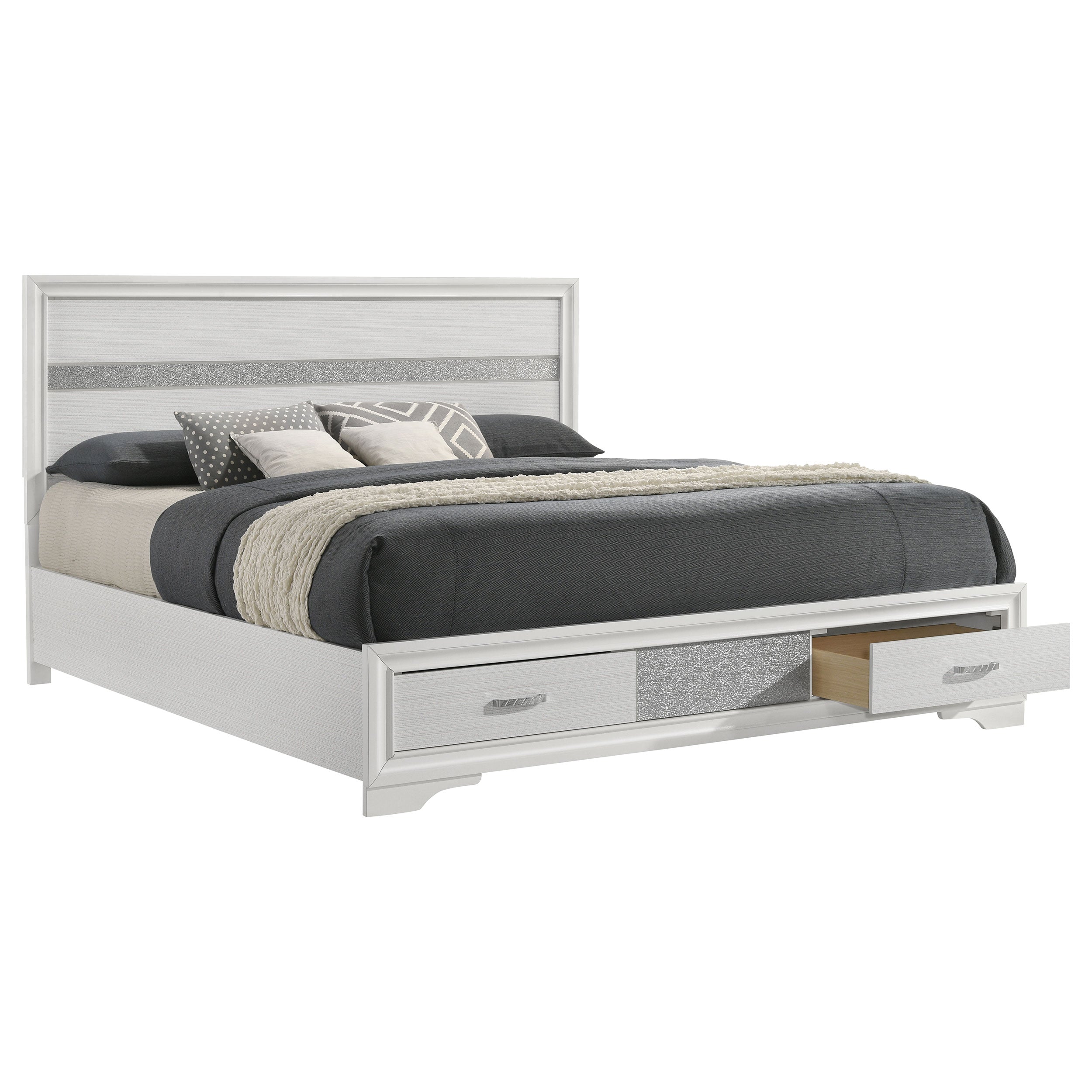 Miranda Panel Platform Storage Bed - Ideal Furniture (Fresno,CA)
