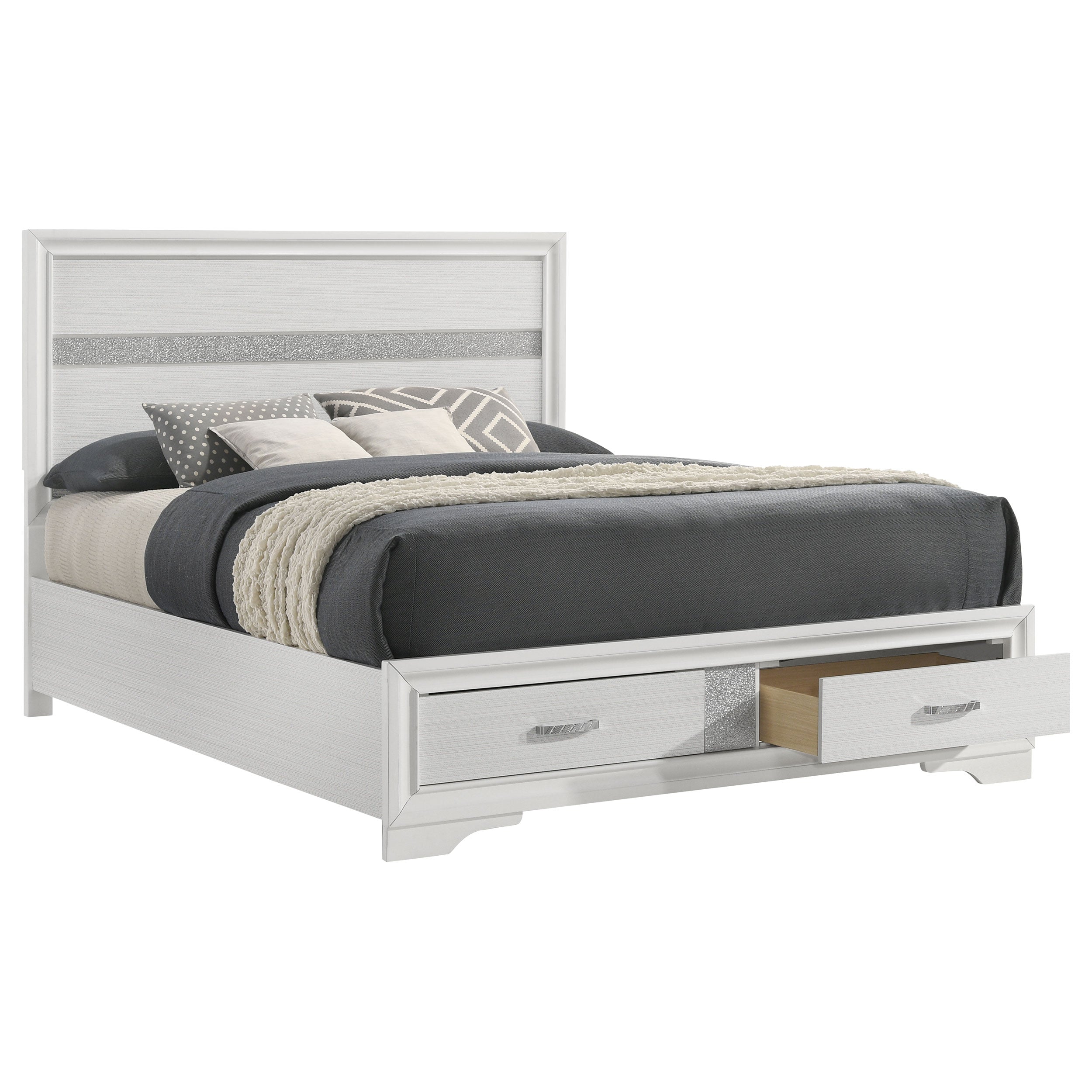 Miranda Panel Platform Storage Bed - Ideal Furniture (Fresno,CA)