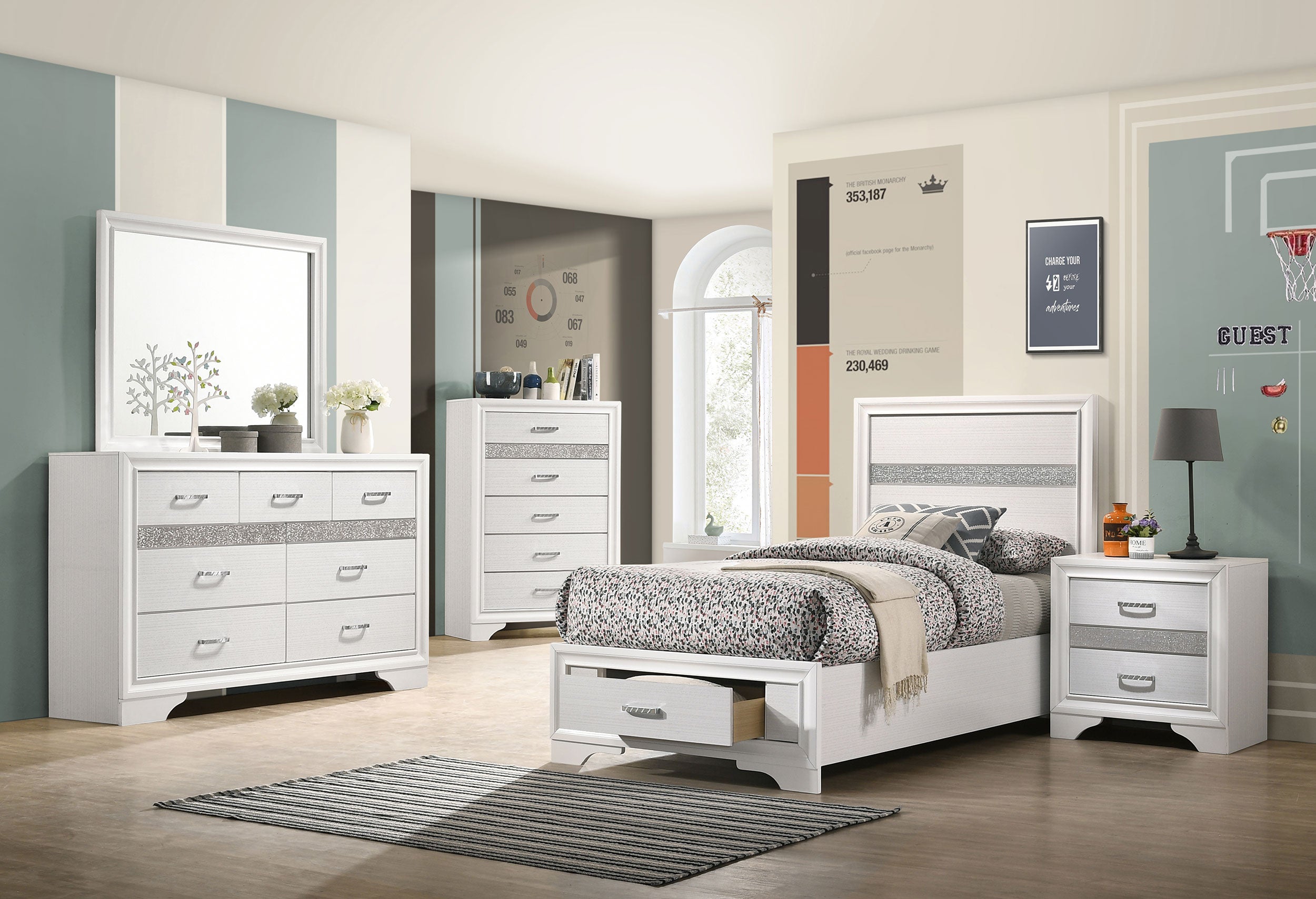 Miranda Bedroom Set - Ideal Furniture (Fresno,CA)