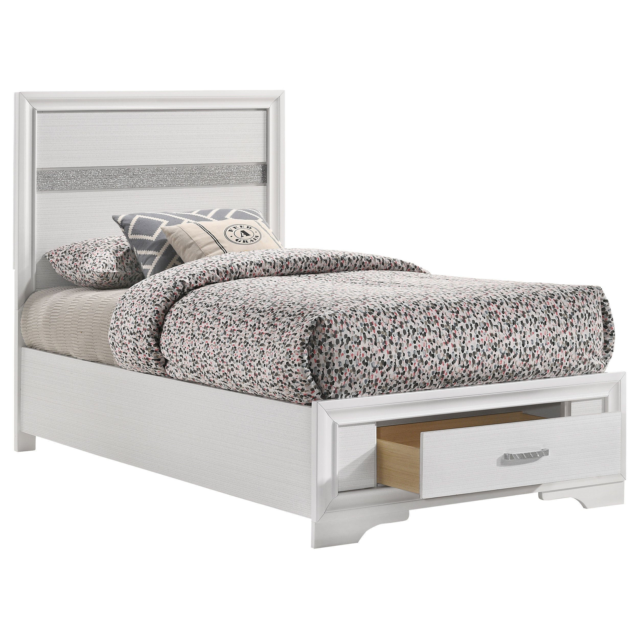 Miranda Panel Platform Storage Bed - Ideal Furniture (Fresno,CA)