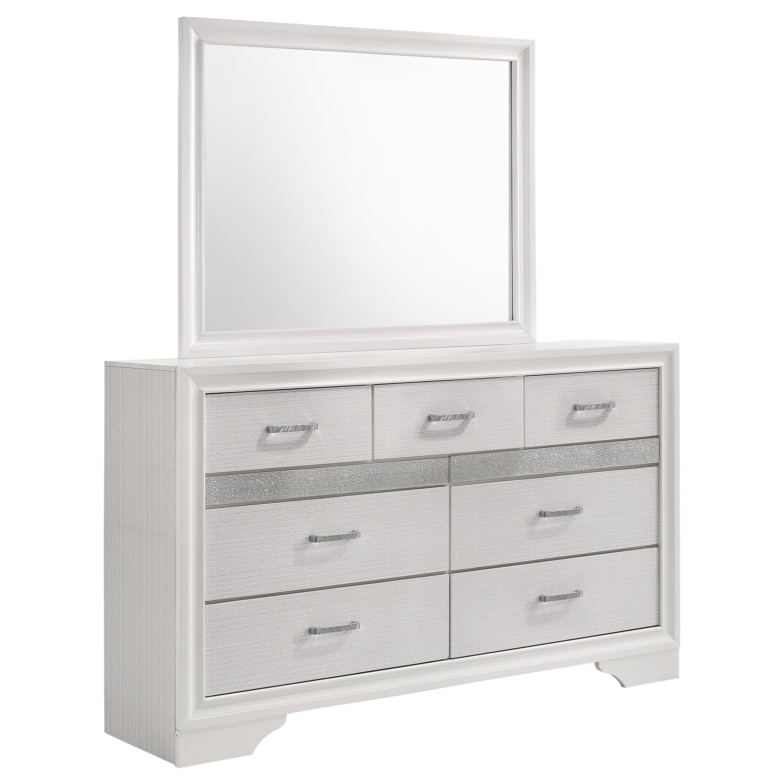 Miranda Dresser with Mirror - Ideal Furniture (Fresno,CA)