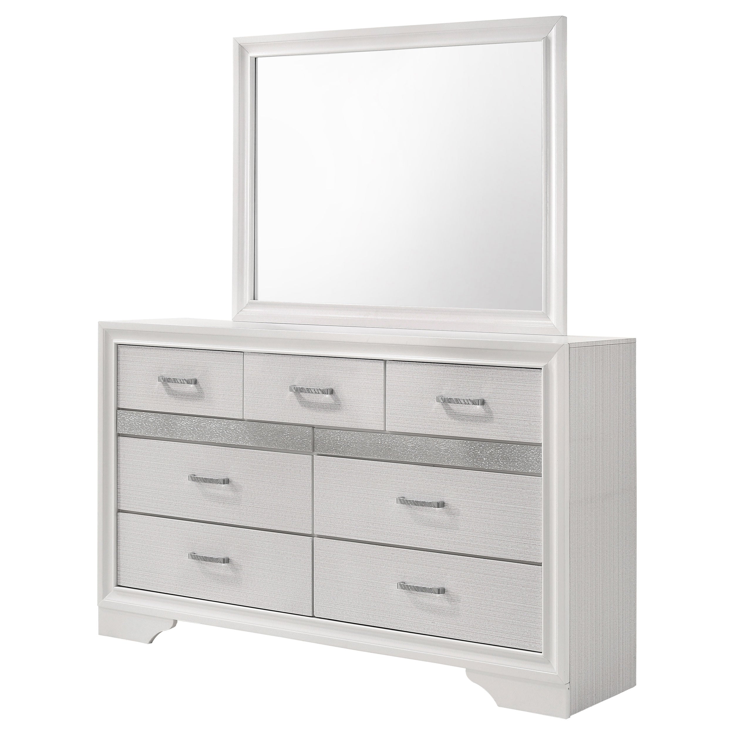 Miranda Dresser with Mirror - Ideal Furniture (Fresno,CA)