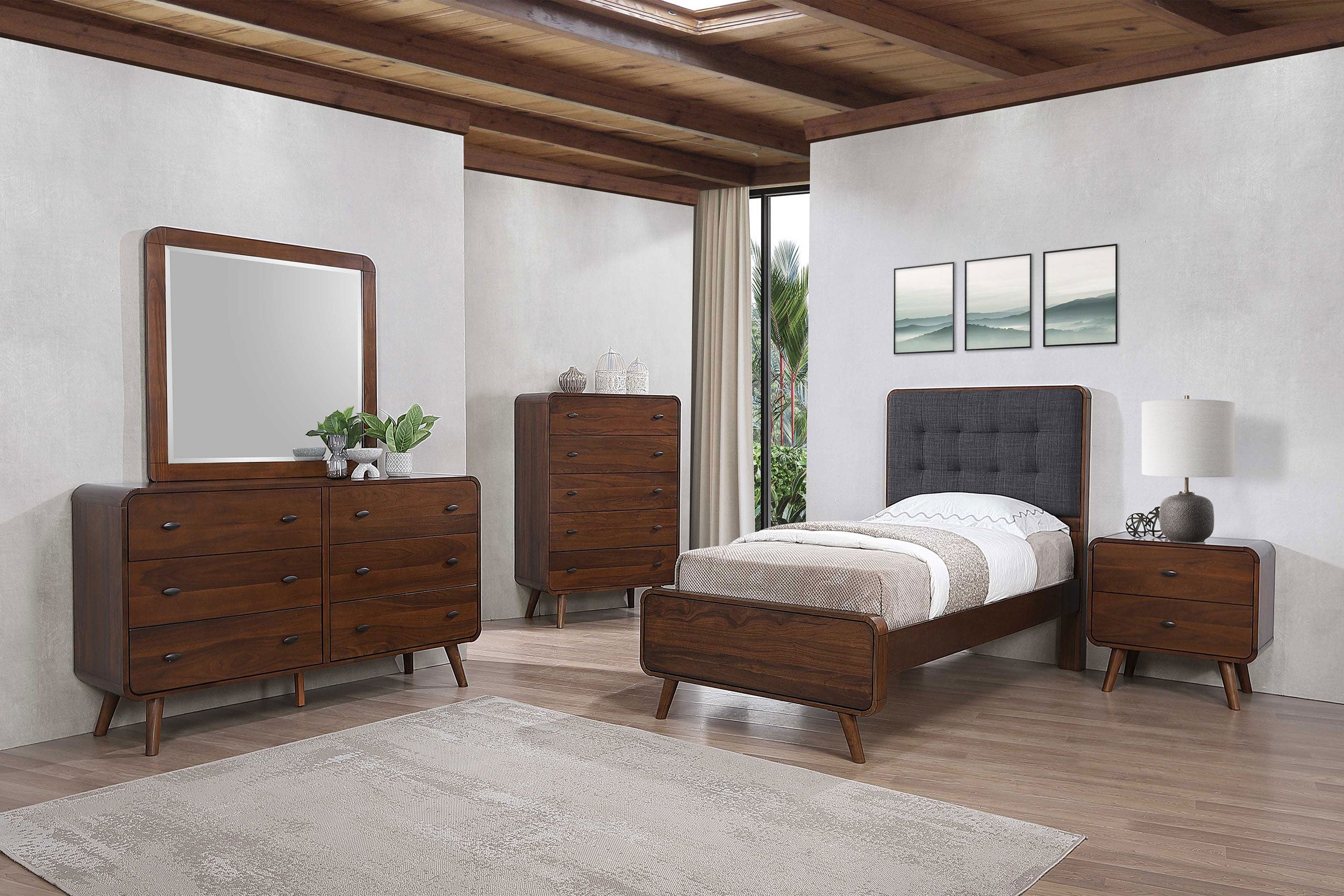 Robyn Panel Platform Bed - Ideal Furniture (Fresno,CA)